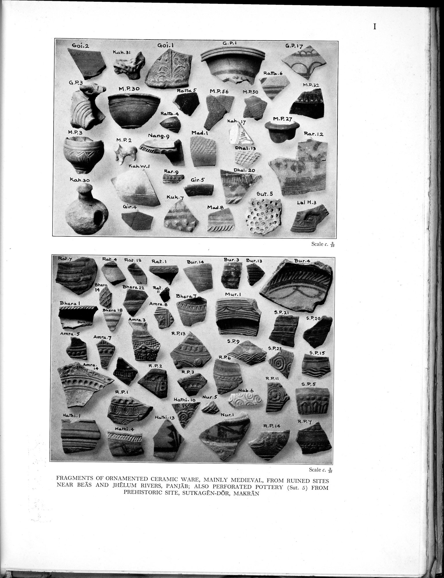 Archaeological Reconnaissances in North-Western India and South-Eastern Īrān : vol.1 / 353 ページ（白黒高解像度画像）