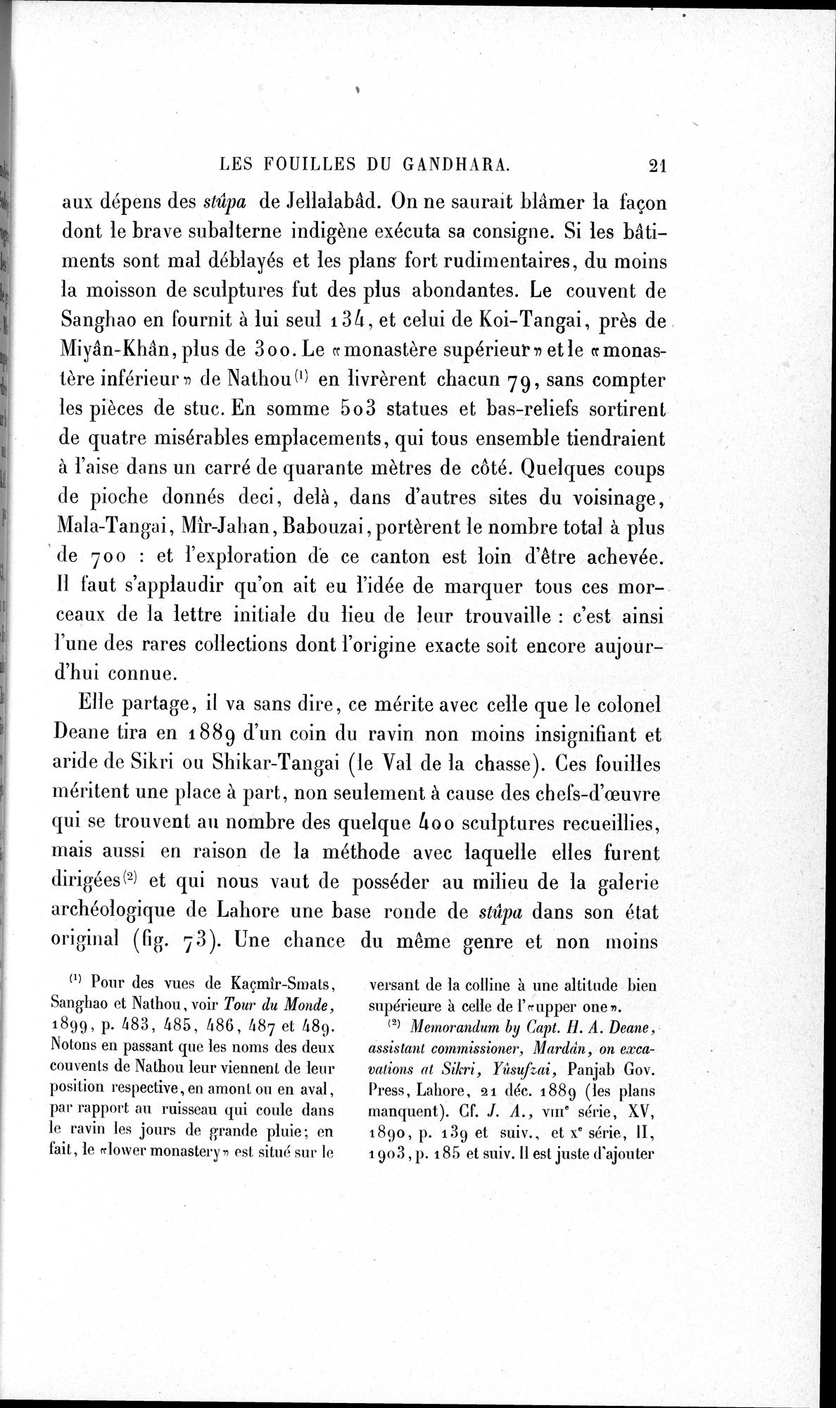L'art Greco-Bouddhique du Gandhâra : vol.1 / 47 ページ（白黒高解像度画像）