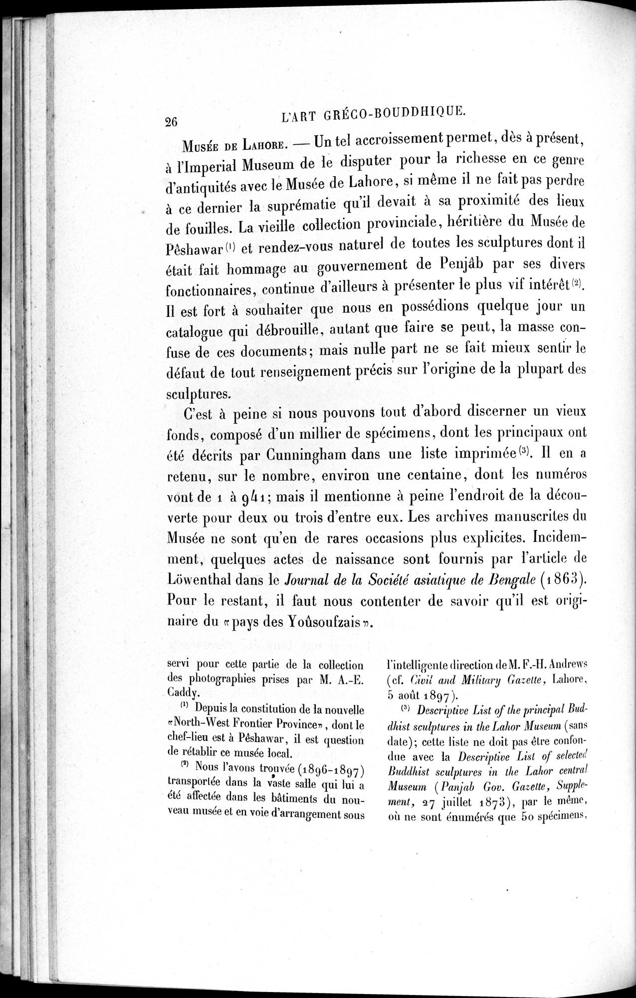 L'art Greco-Bouddhique du Gandhâra : vol.1 / 52 ページ（白黒高解像度画像）