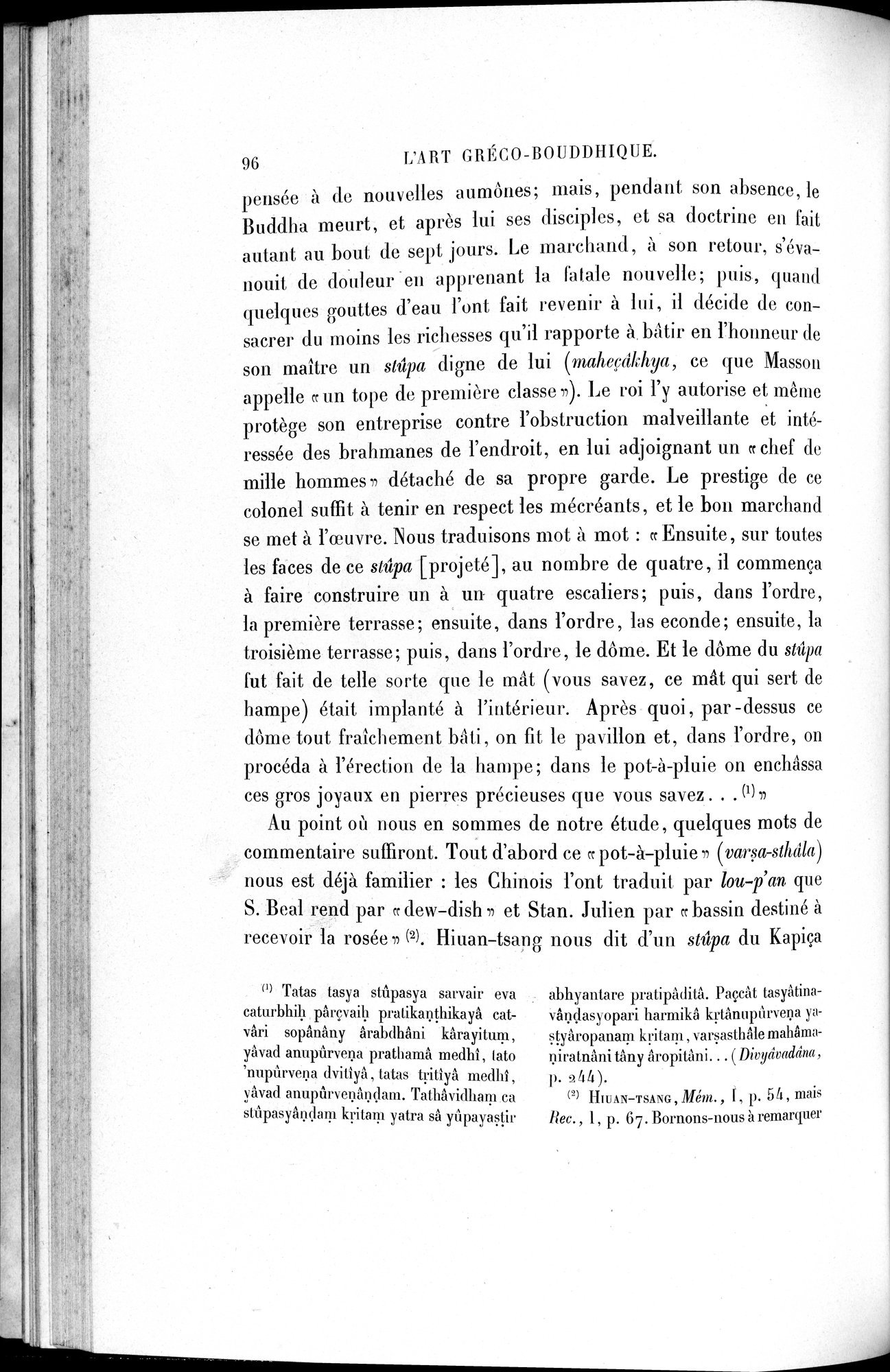 L'art Greco-Bouddhique du Gandhâra : vol.1 / 122 ページ（白黒高解像度画像）