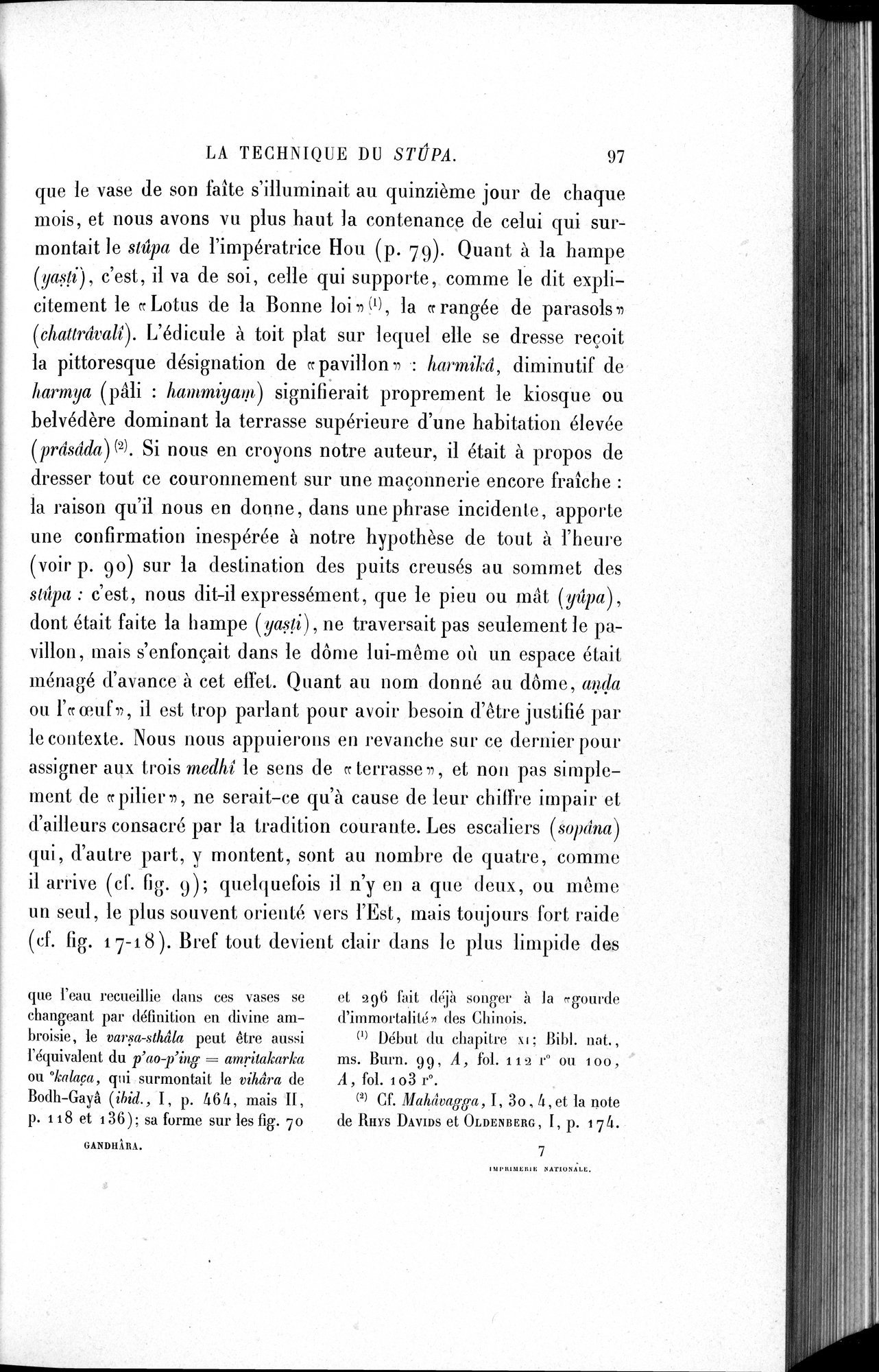 L'art Greco-Bouddhique du Gandhâra : vol.1 / 123 ページ（白黒高解像度画像）