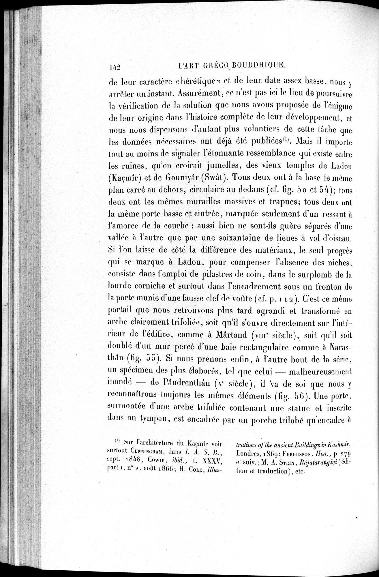 L'art Greco-Bouddhique du Gandhâra : vol.1 / 168 ページ（白黒高解像度画像）
