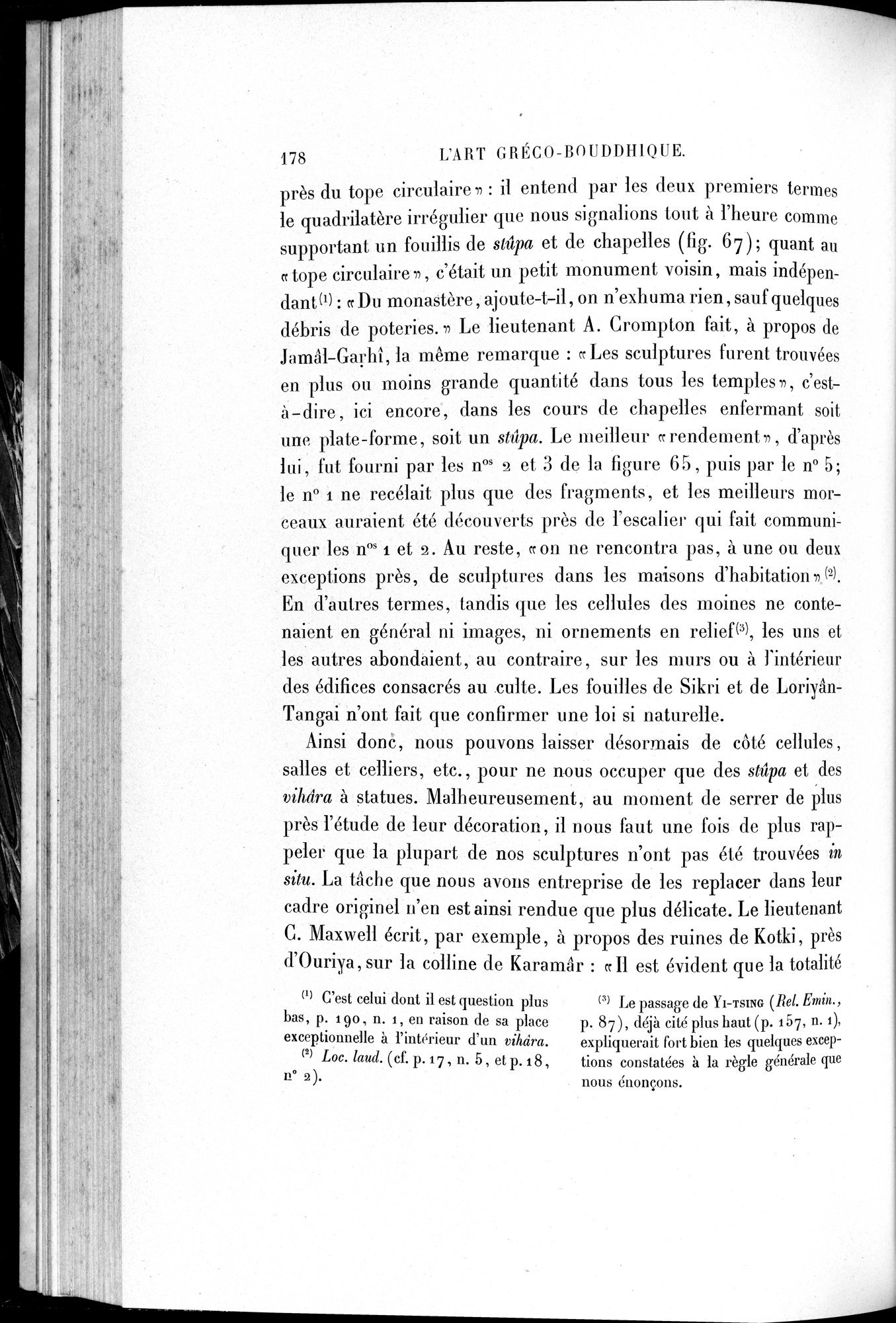 L'art Greco-Bouddhique du Gandhâra : vol.1 / 204 ページ（白黒高解像度画像）