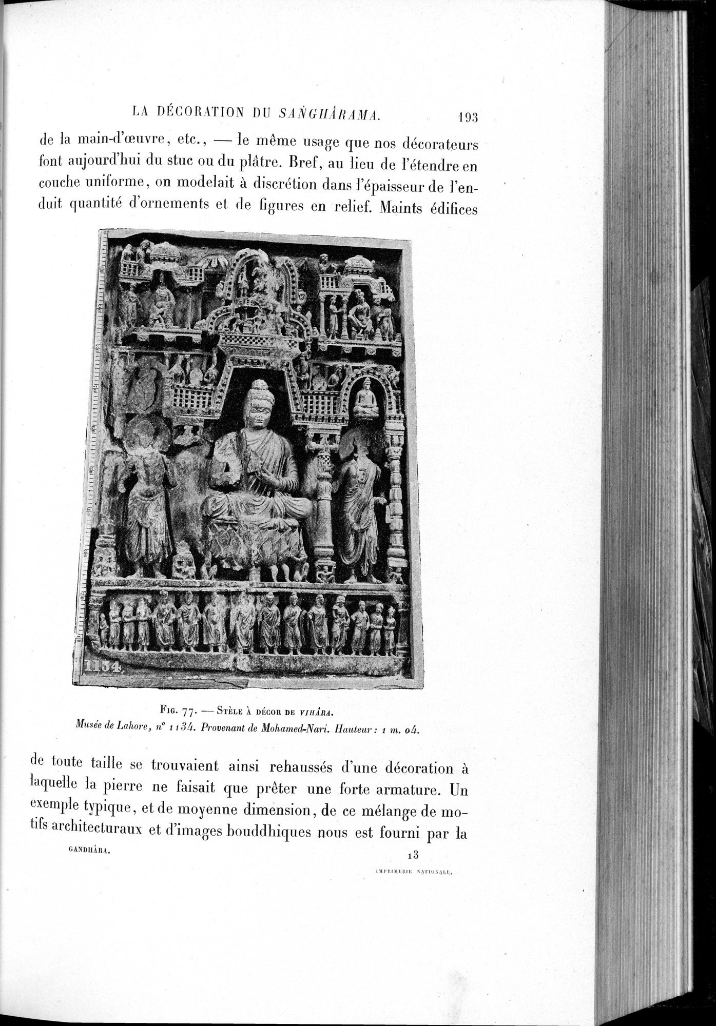 L'art Greco-Bouddhique du Gandhâra : vol.1 / Page 219 (Grayscale High Resolution Image)