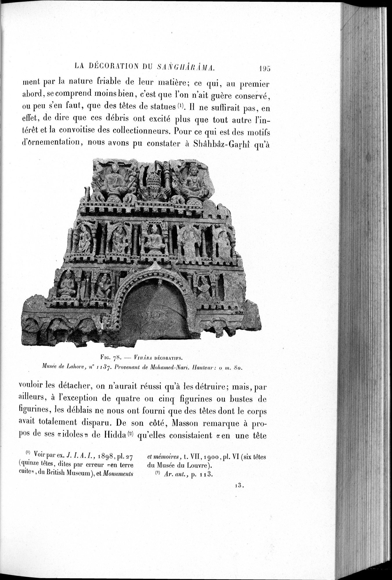 L'art Greco-Bouddhique du Gandhâra : vol.1 / 221 ページ（白黒高解像度画像）