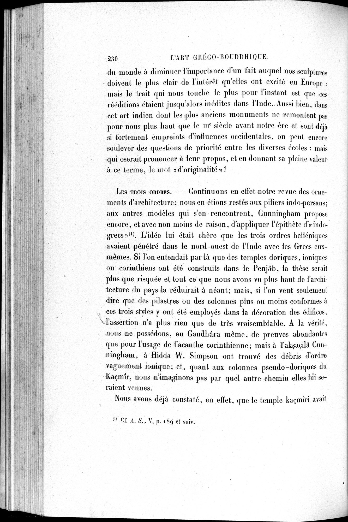 L'art Greco-Bouddhique du Gandhâra : vol.1 / 256 ページ（白黒高解像度画像）