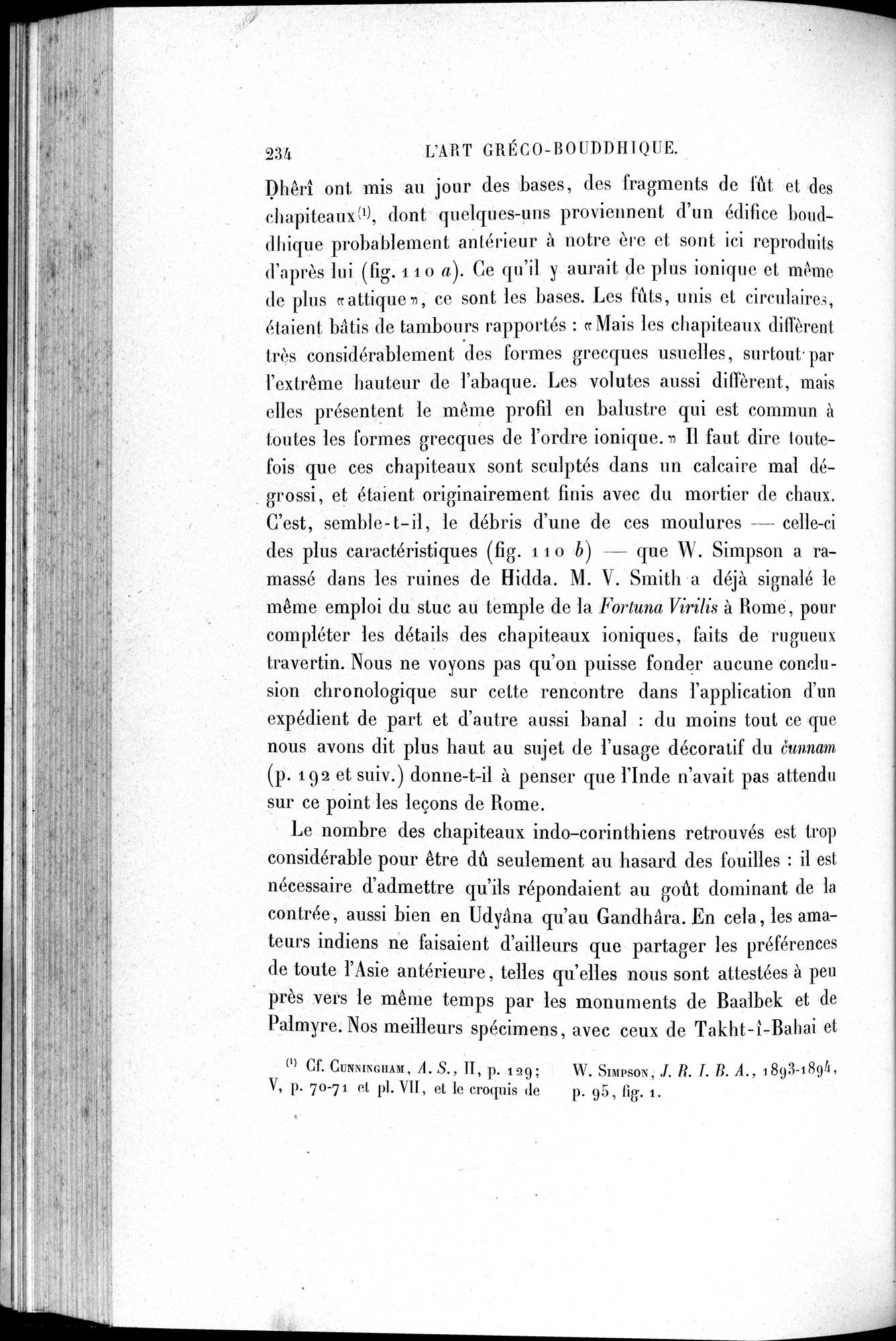 L'art Greco-Bouddhique du Gandhâra : vol.1 / Page 260 (Grayscale High Resolution Image)