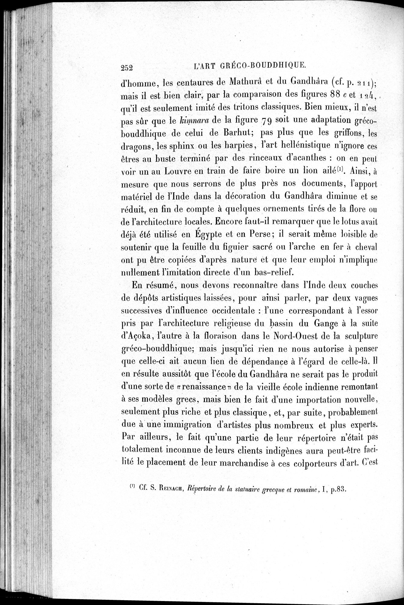 L'art Greco-Bouddhique du Gandhâra : vol.1 / 278 ページ（白黒高解像度画像）