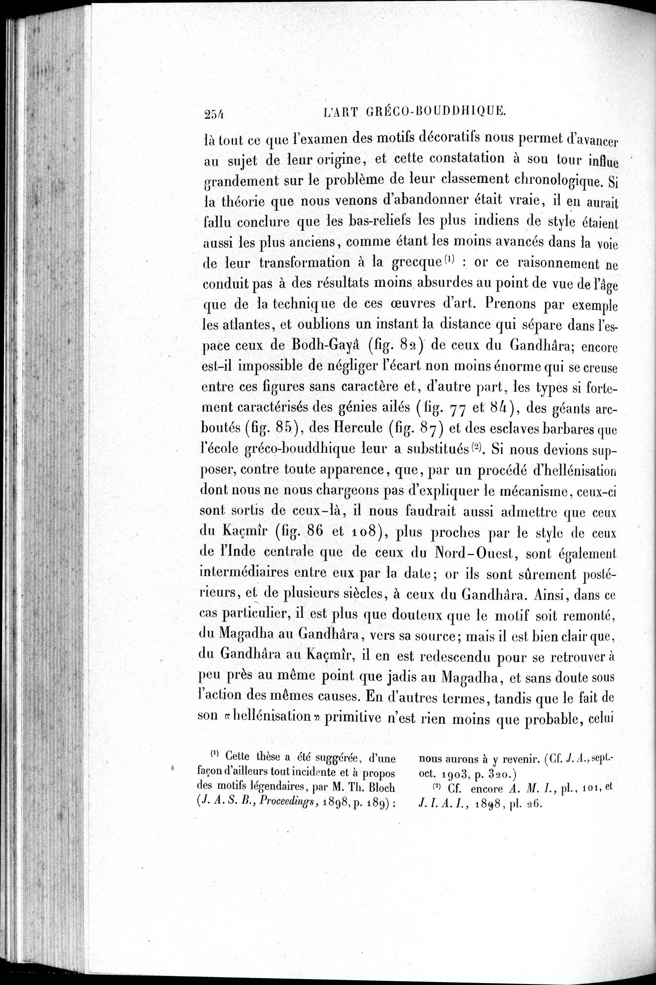 L'art Greco-Bouddhique du Gandhâra : vol.1 / 280 ページ（白黒高解像度画像）