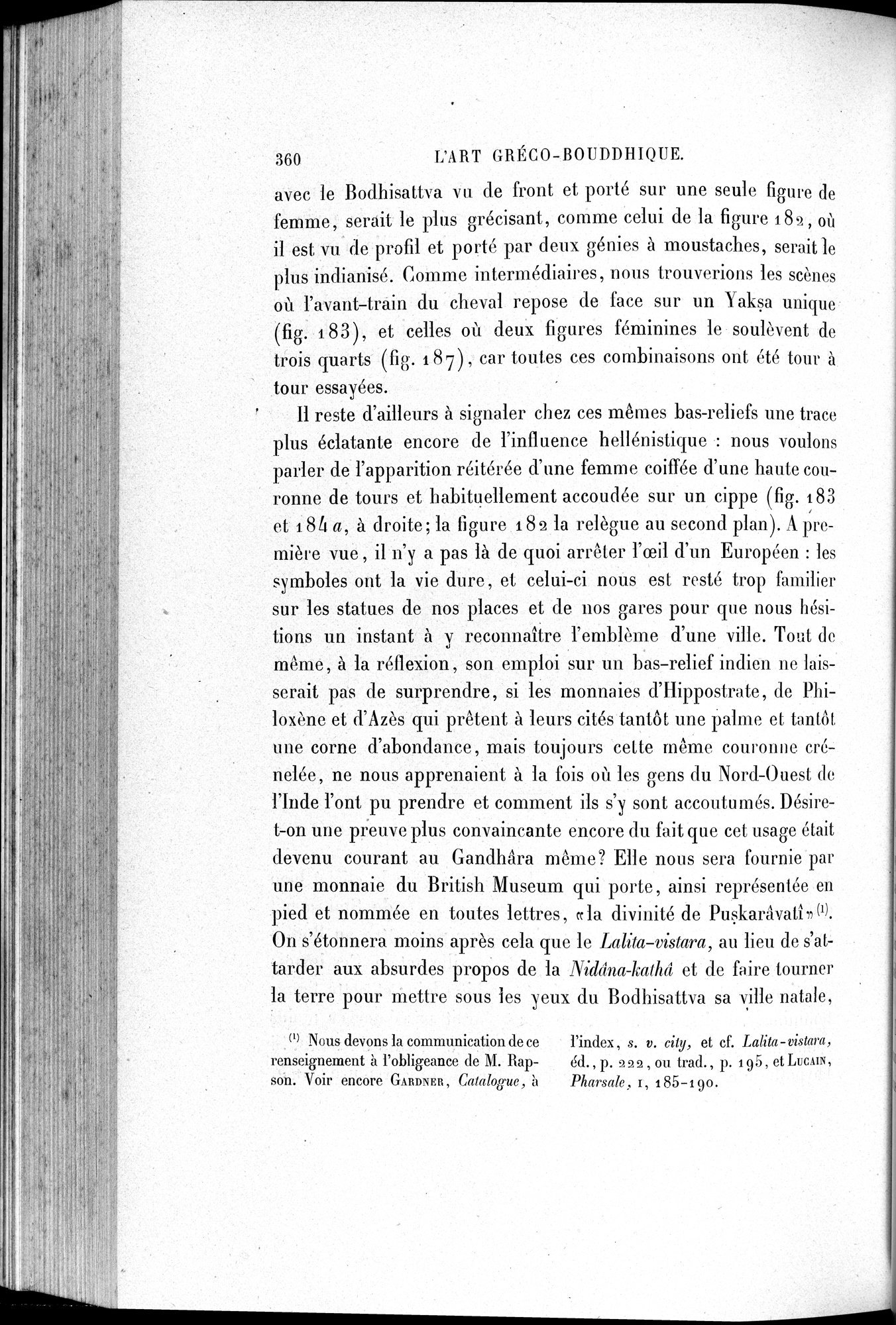 L'art Greco-Bouddhique du Gandhâra : vol.1 / 386 ページ（白黒高解像度画像）