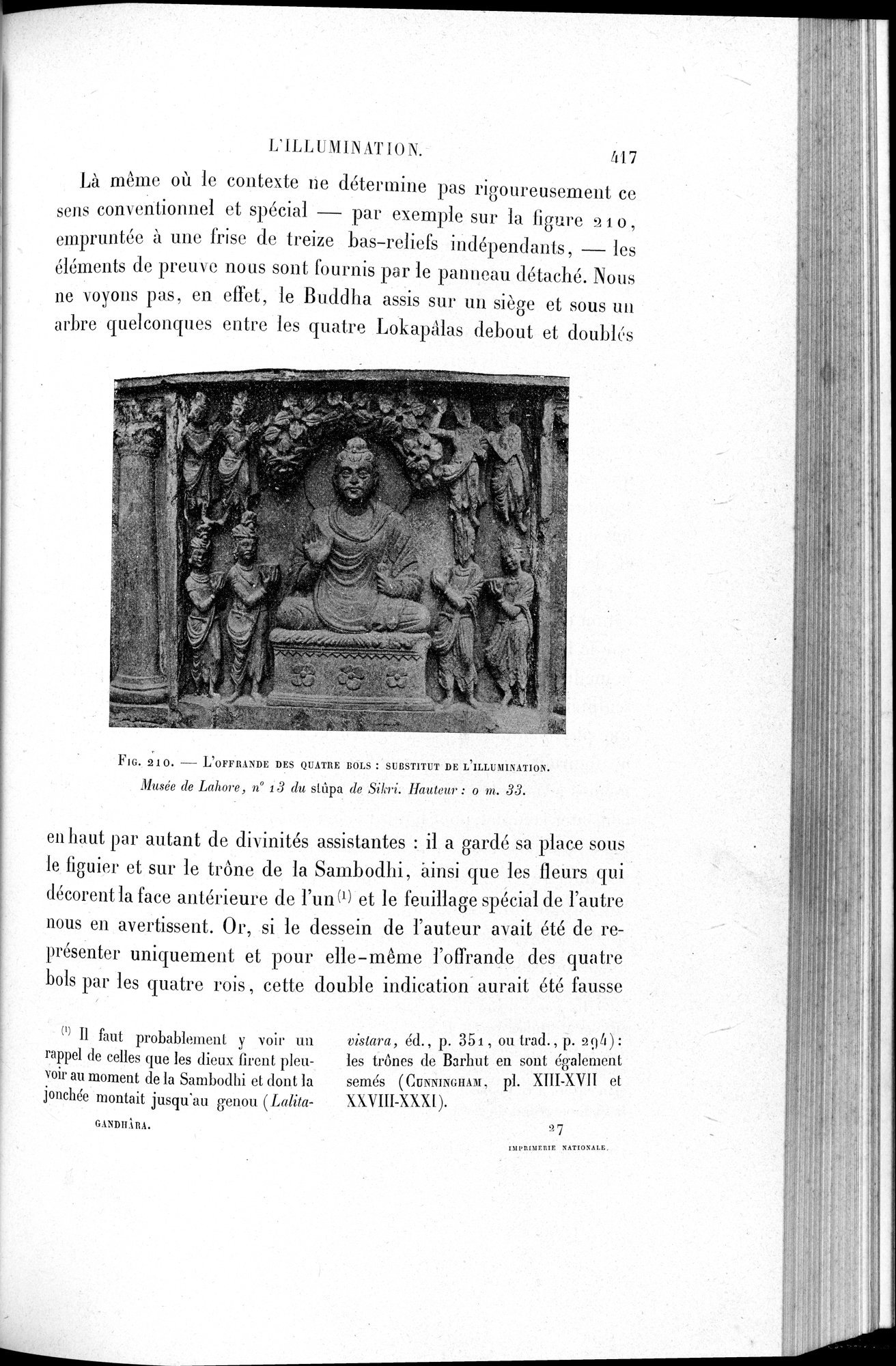 L'art Greco-Bouddhique du Gandhâra : vol.1 / 443 ページ（白黒高解像度画像）