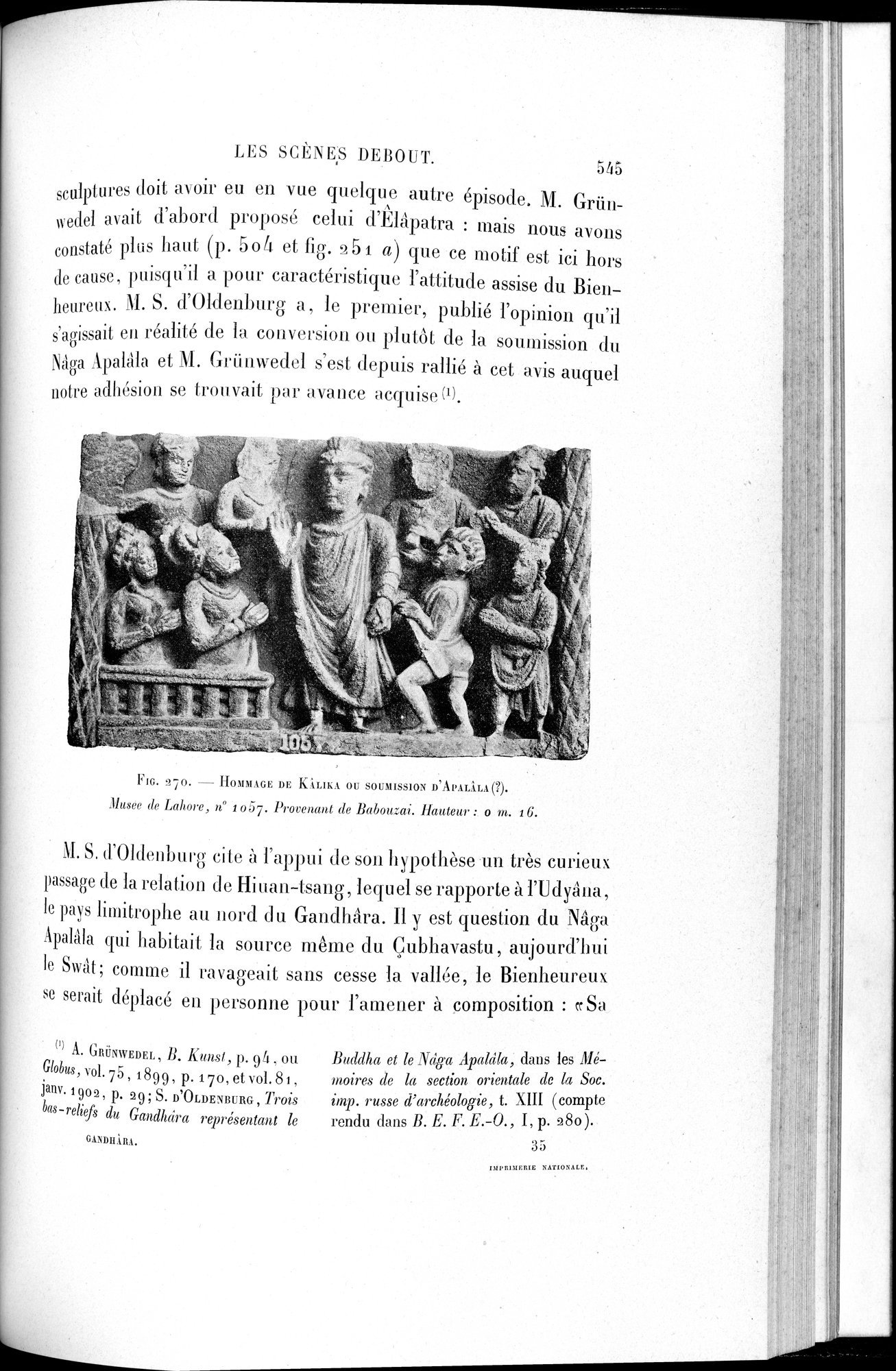 L'art Greco-Bouddhique du Gandhâra : vol.1 / Page 571 (Grayscale High Resolution Image)