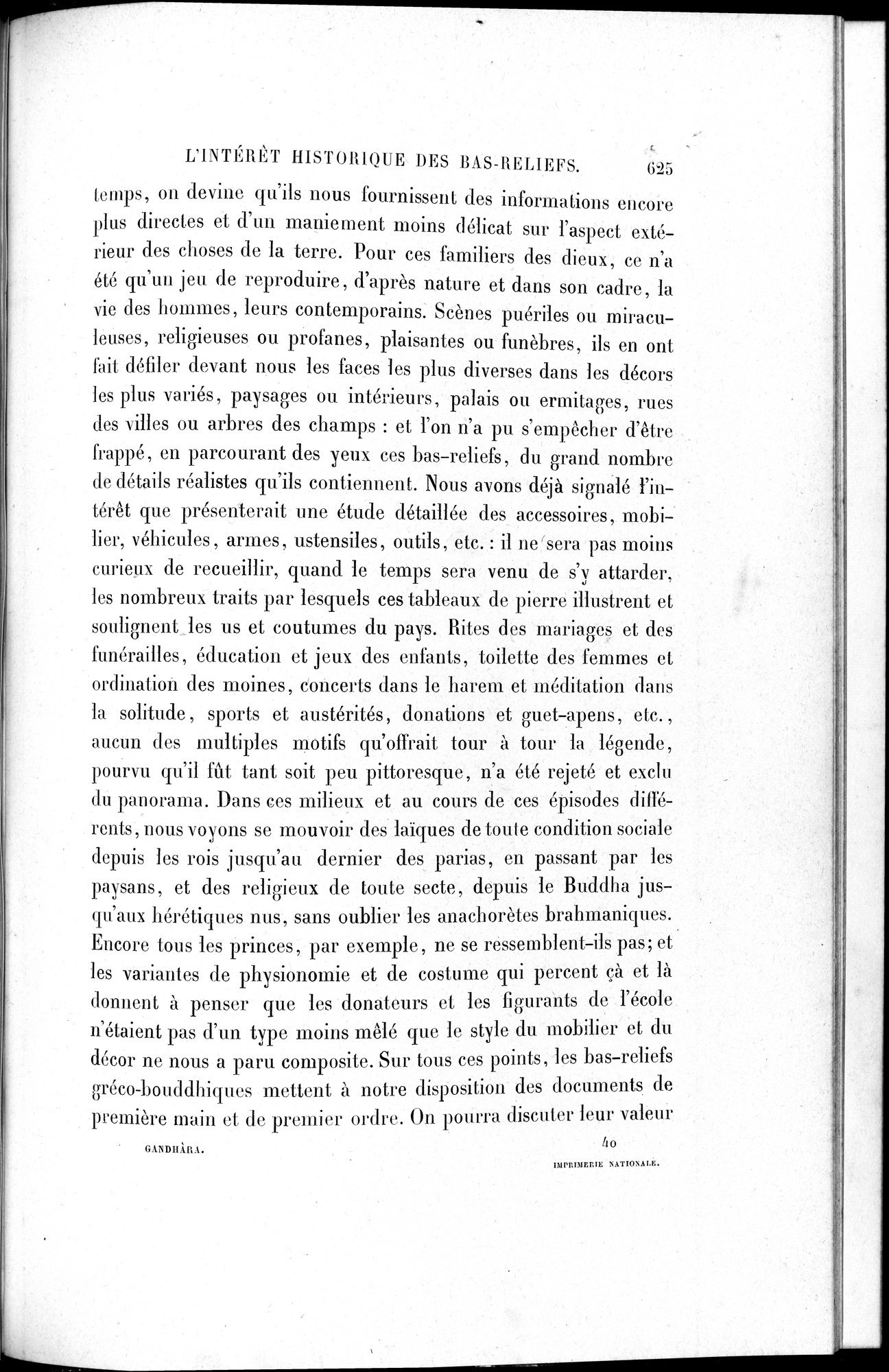 L'art Greco-Bouddhique du Gandhâra : vol.1 / 651 ページ（白黒高解像度画像）