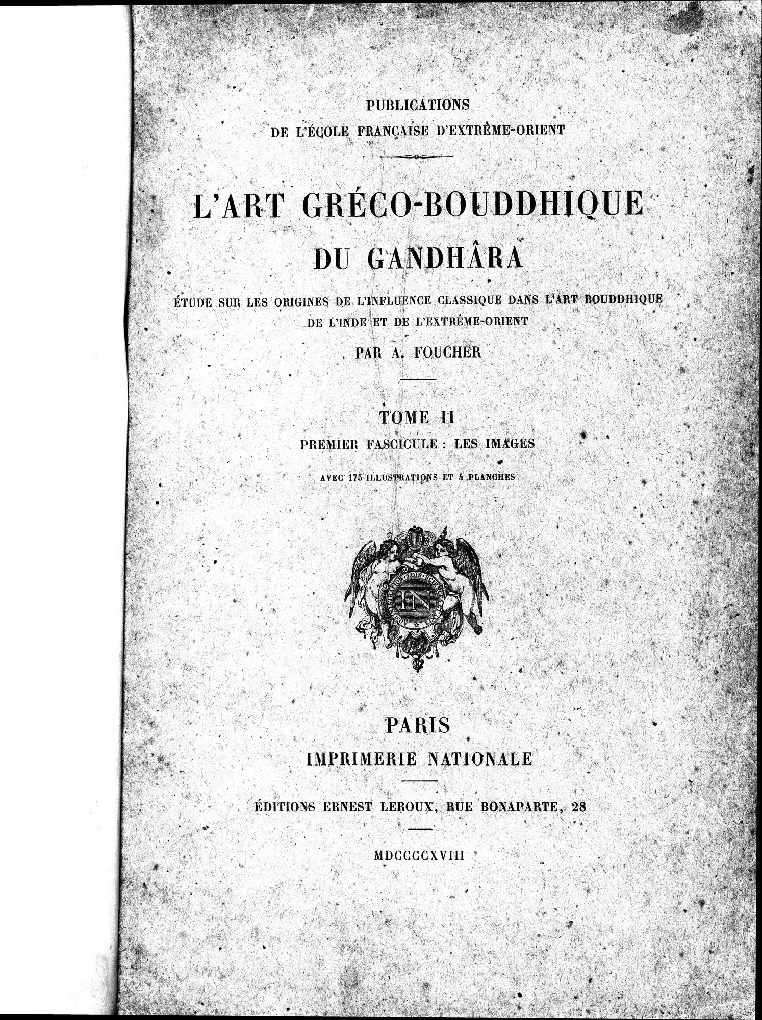 L'art Greco-Bouddhique du Gandhâra : vol.2 / 7 ページ（白黒高解像度画像）