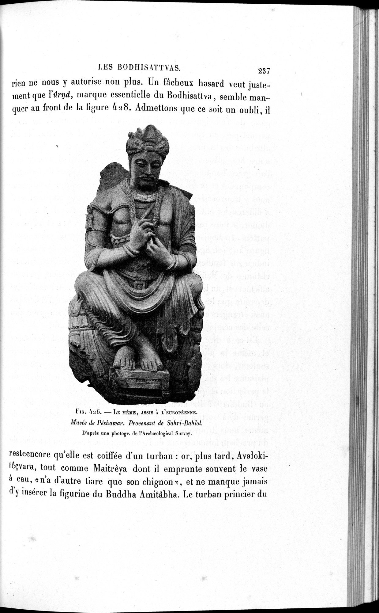 L'art Greco-Bouddhique du Gandhâra : vol.2 / 261 ページ（白黒高解像度画像）