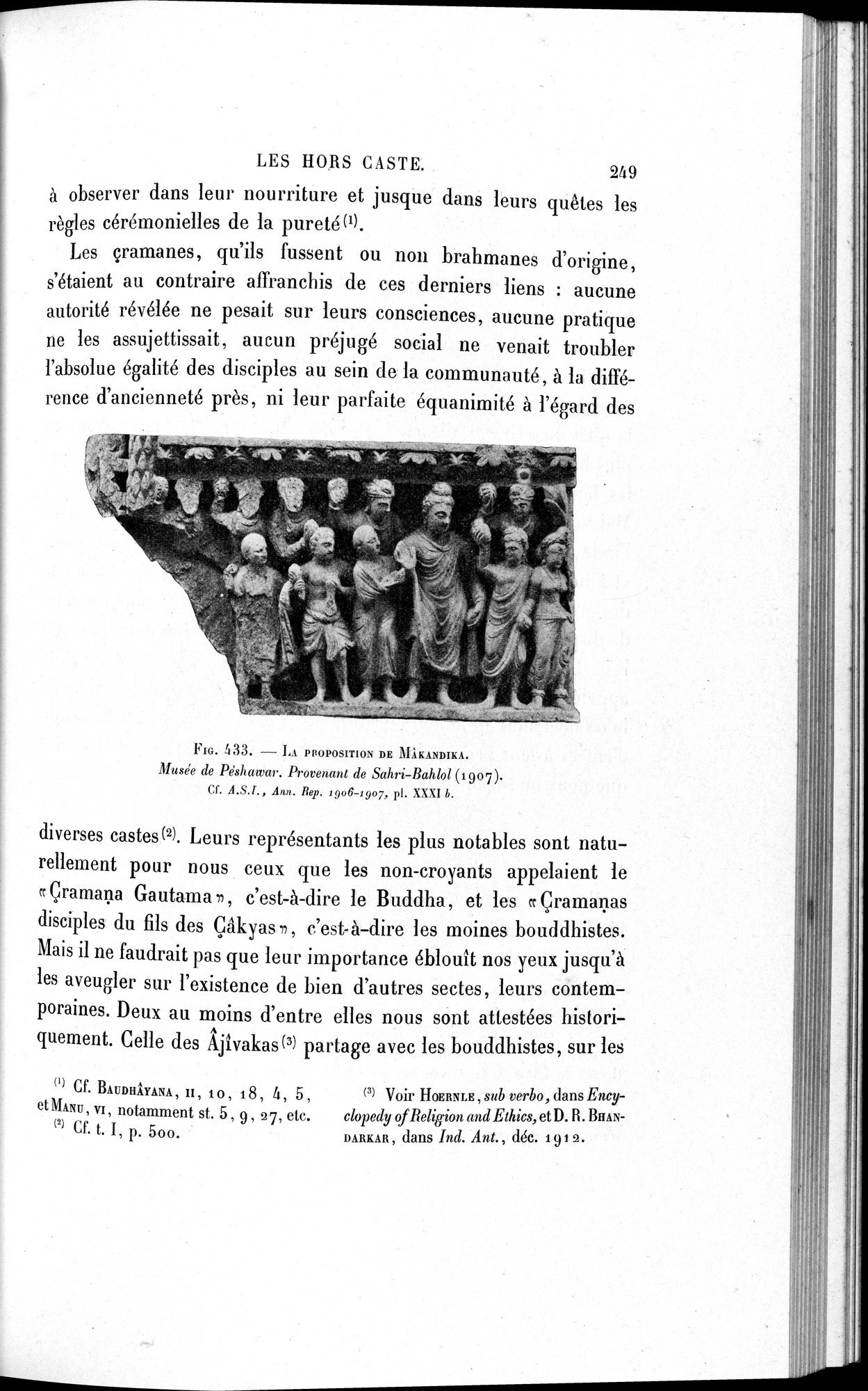 L'art Greco-Bouddhique du Gandhâra : vol.2 / Page 273 (Grayscale High Resolution Image)
