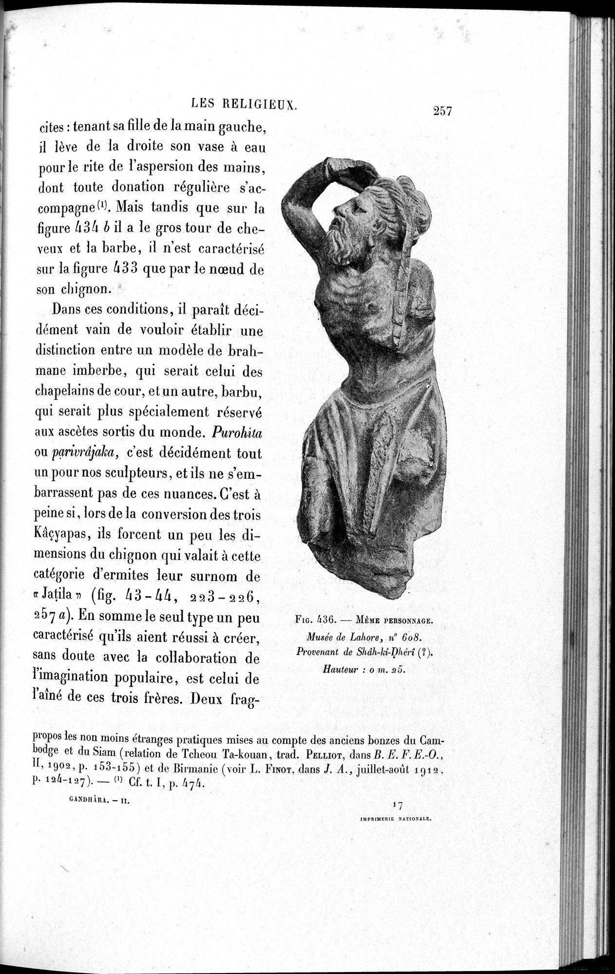 L'art Greco-Bouddhique du Gandhâra : vol.2 / Page 281 (Grayscale High Resolution Image)