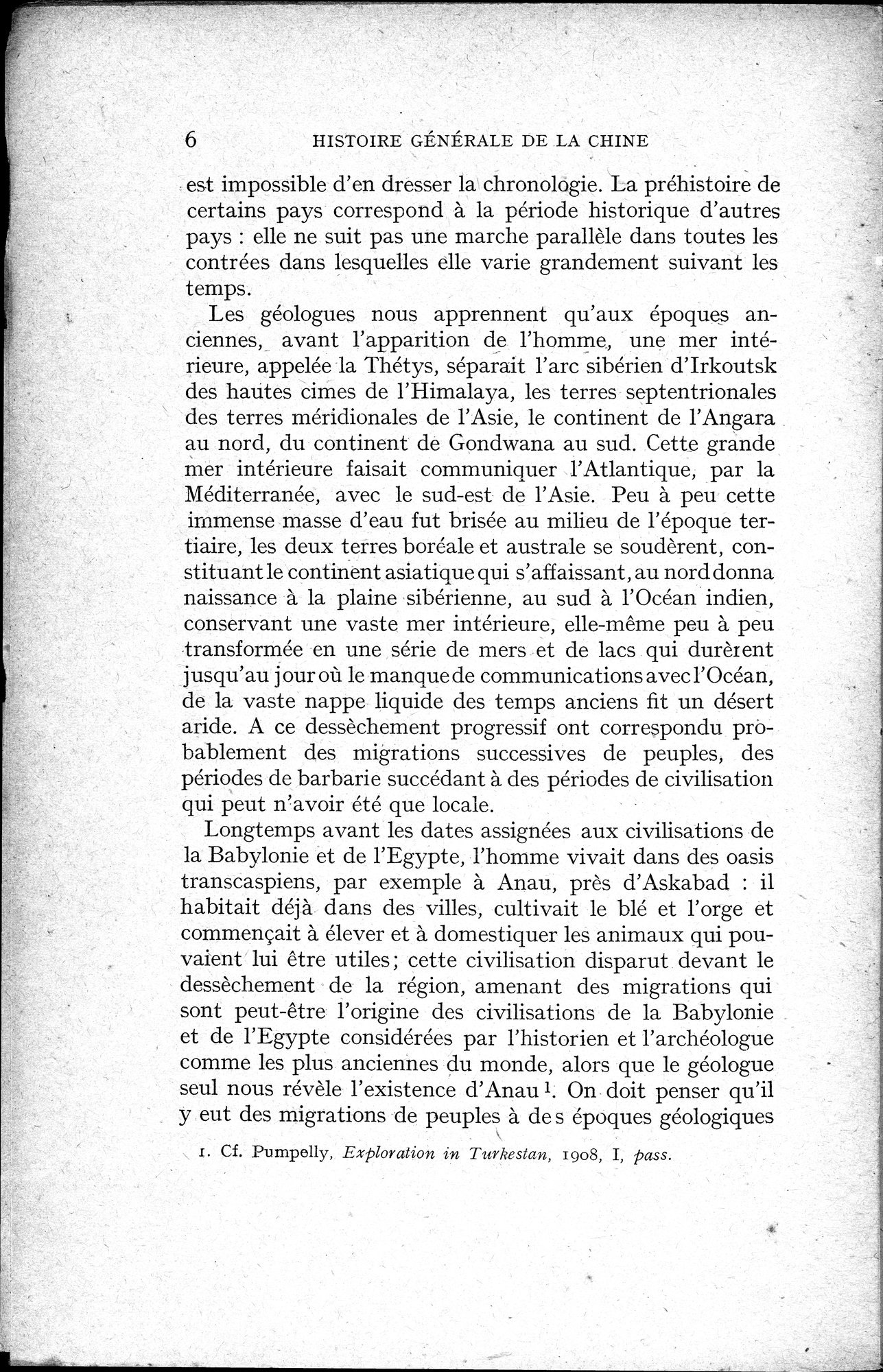 Histoire Générale de la Chine : vol.1 / 8 ページ（白黒高解像度画像）