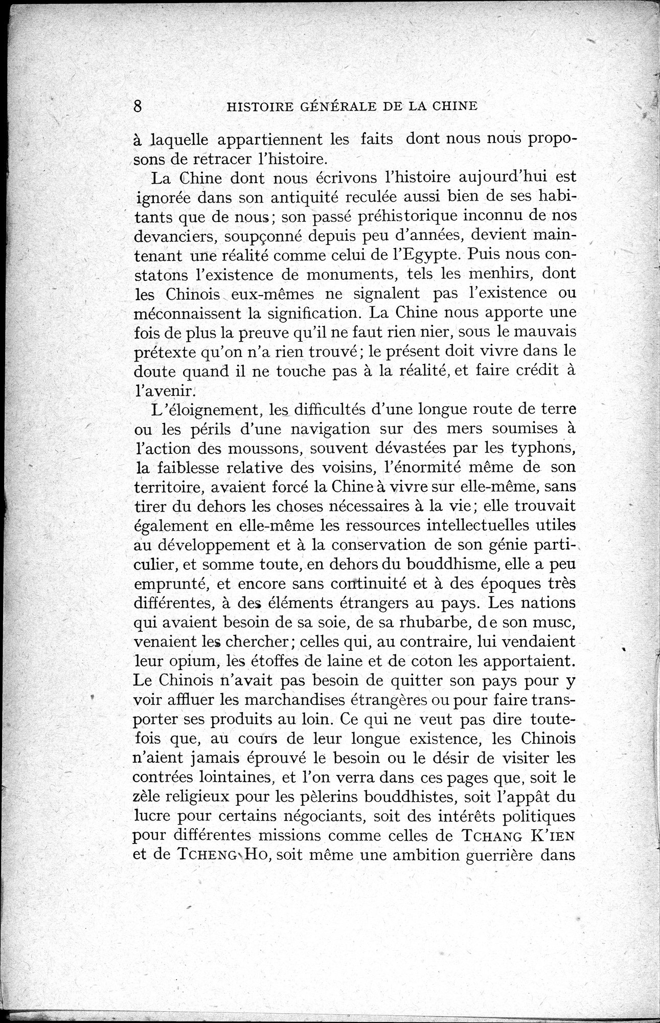 Histoire Générale de la Chine : vol.1 / 10 ページ（白黒高解像度画像）