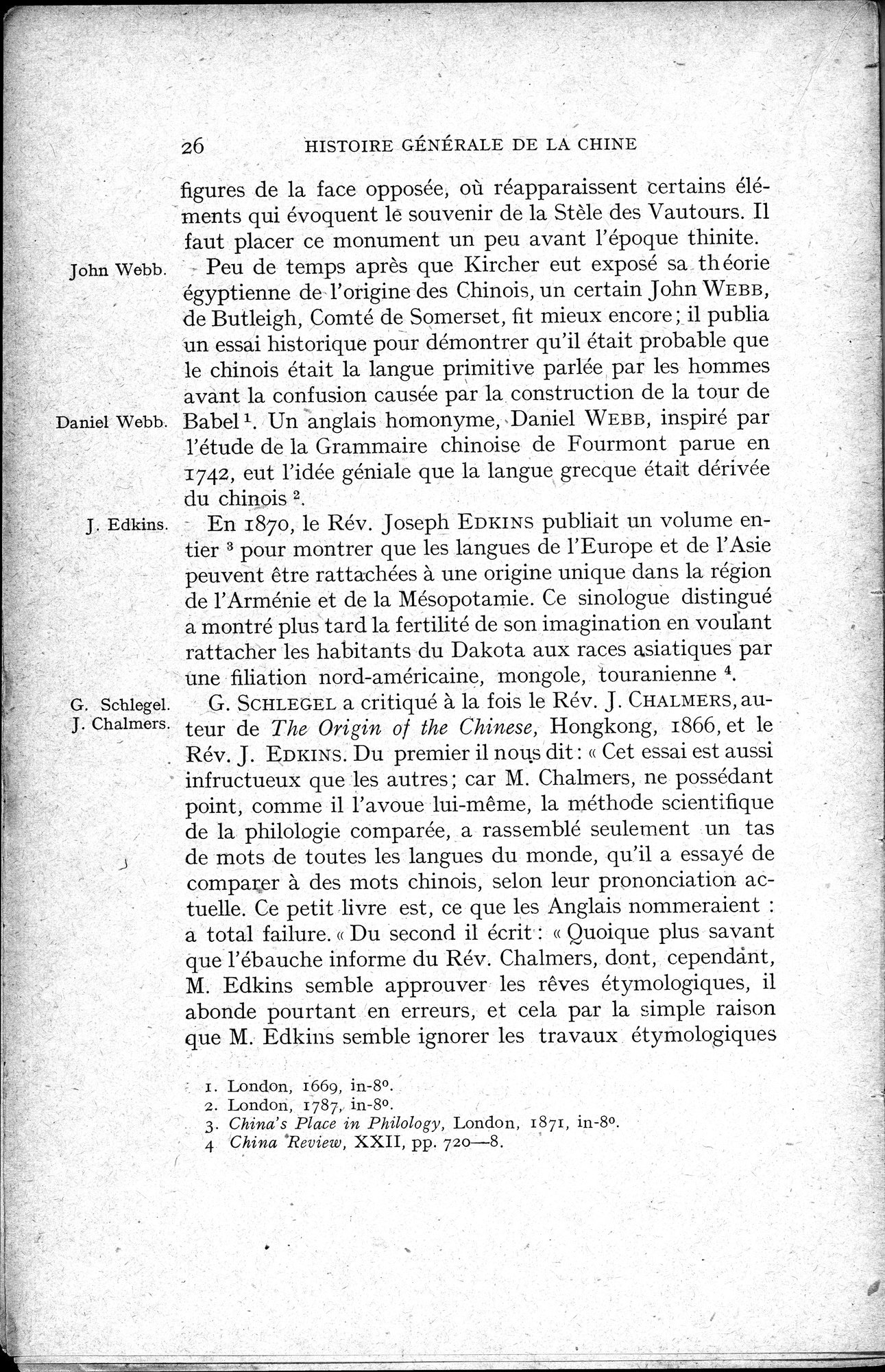 Histoire Générale de la Chine : vol.1 / 28 ページ（白黒高解像度画像）