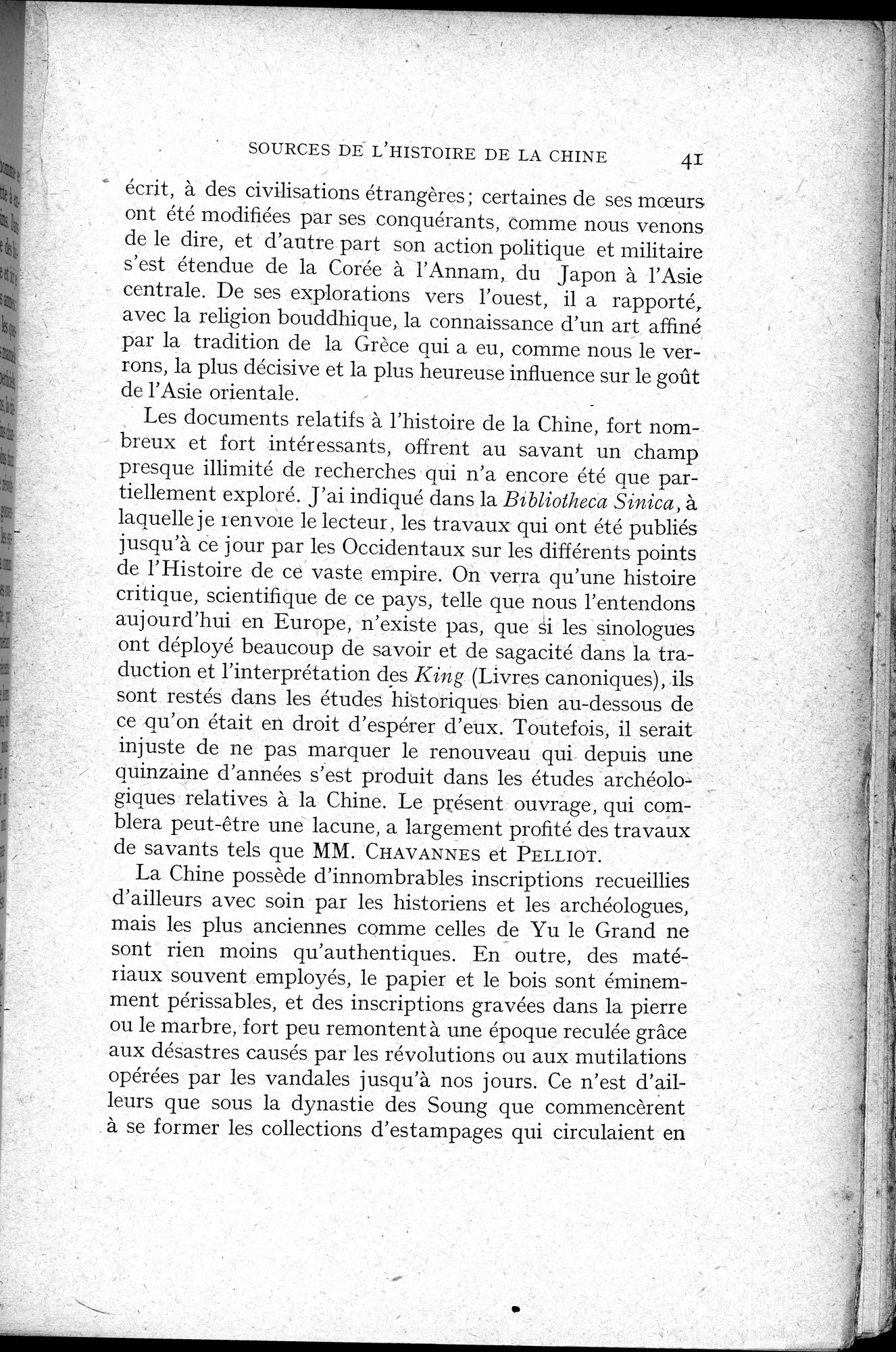 Histoire Générale de la Chine : vol.1 / 43 ページ（白黒高解像度画像）