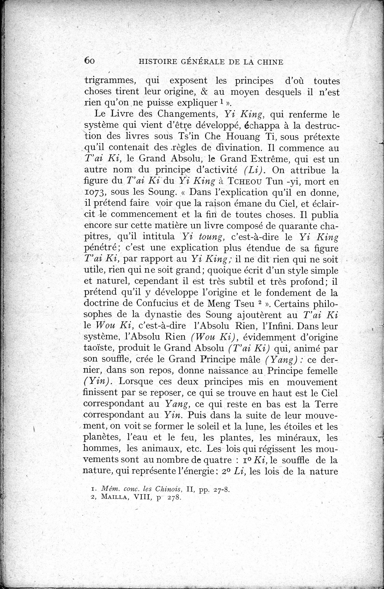 Histoire Générale de la Chine : vol.1 / 62 ページ（白黒高解像度画像）