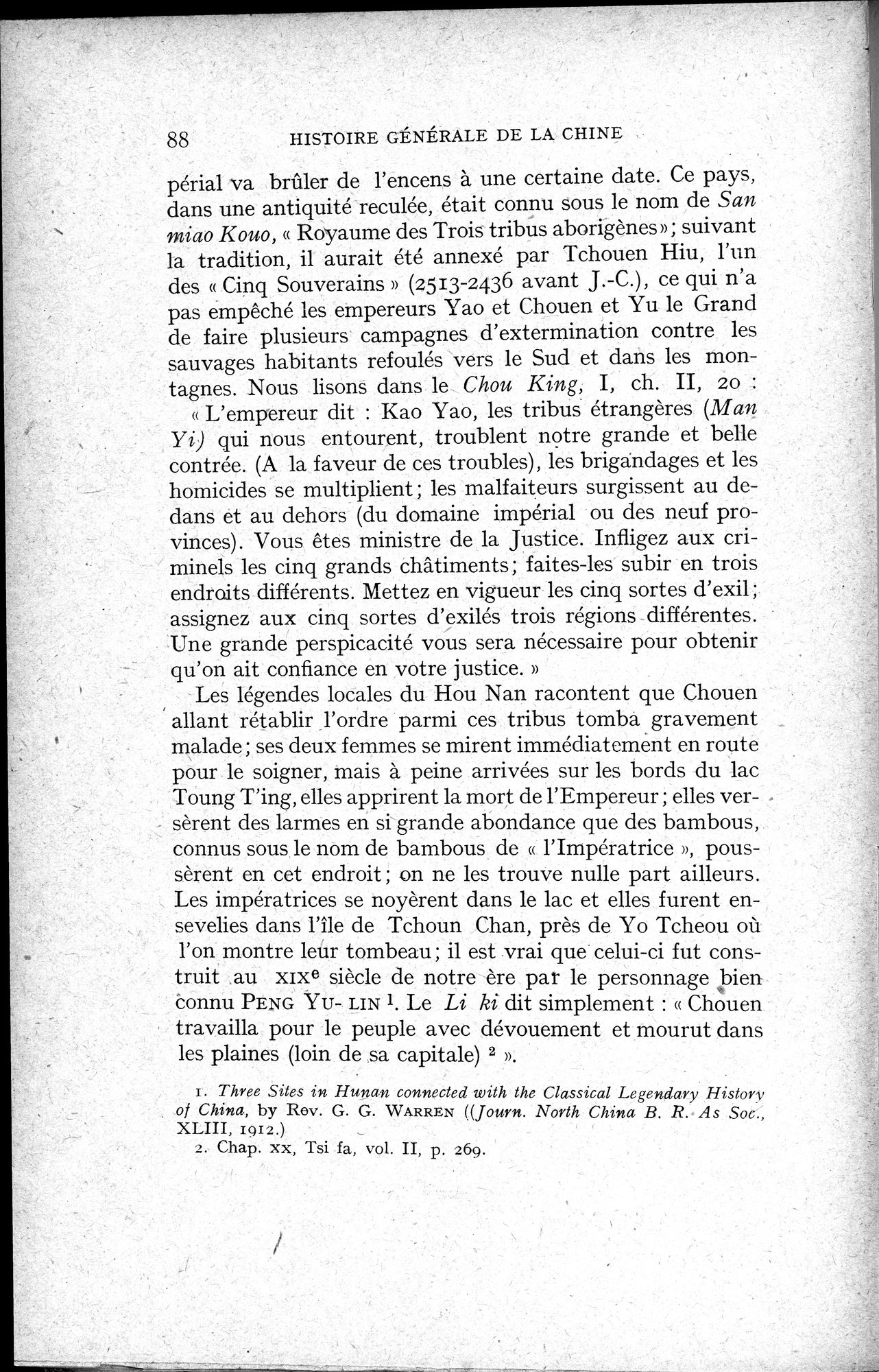 Histoire Générale de la Chine : vol.1 / 90 ページ（白黒高解像度画像）
