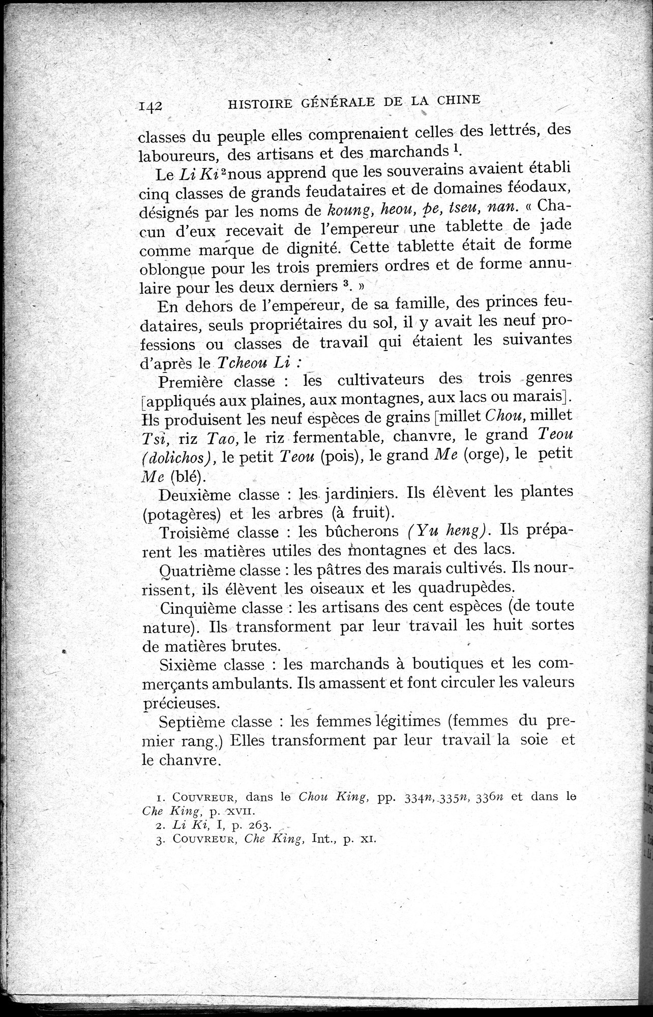 Histoire Générale de la Chine : vol.1 / 144 ページ（白黒高解像度画像）