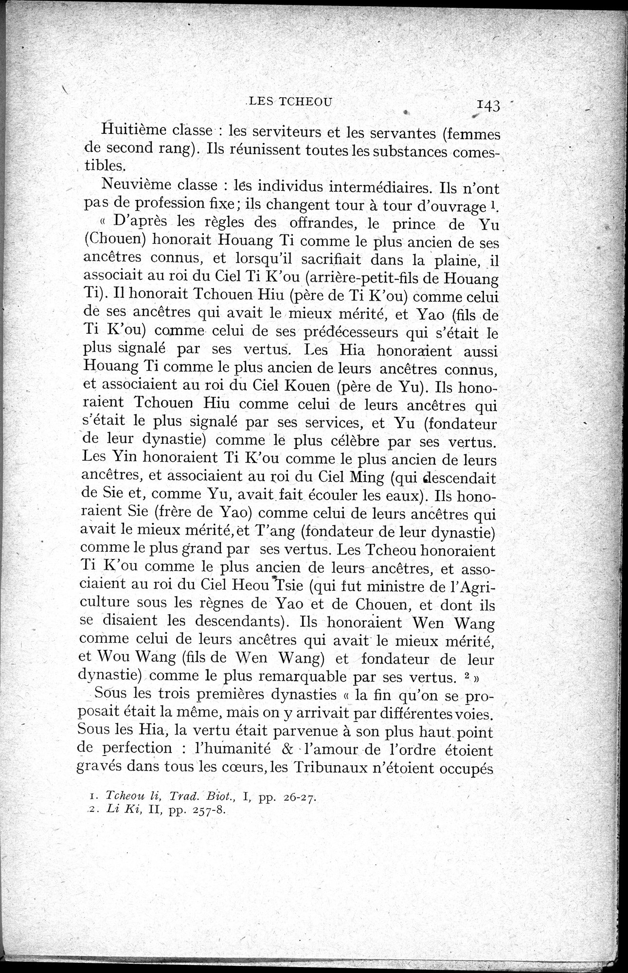 Histoire Générale de la Chine : vol.1 / 145 ページ（白黒高解像度画像）