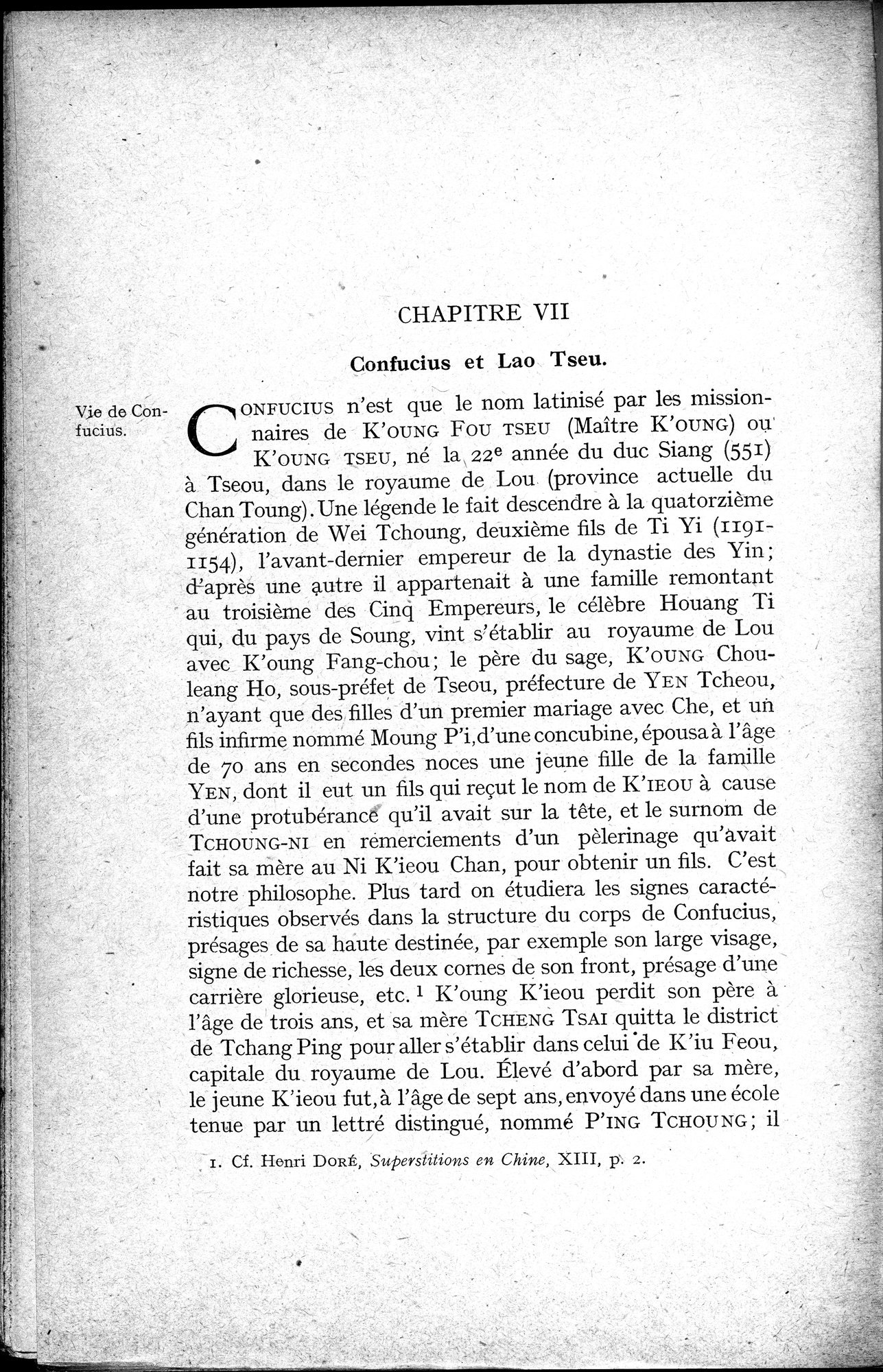 Histoire Générale de la Chine : vol.1 / 148 ページ（白黒高解像度画像）