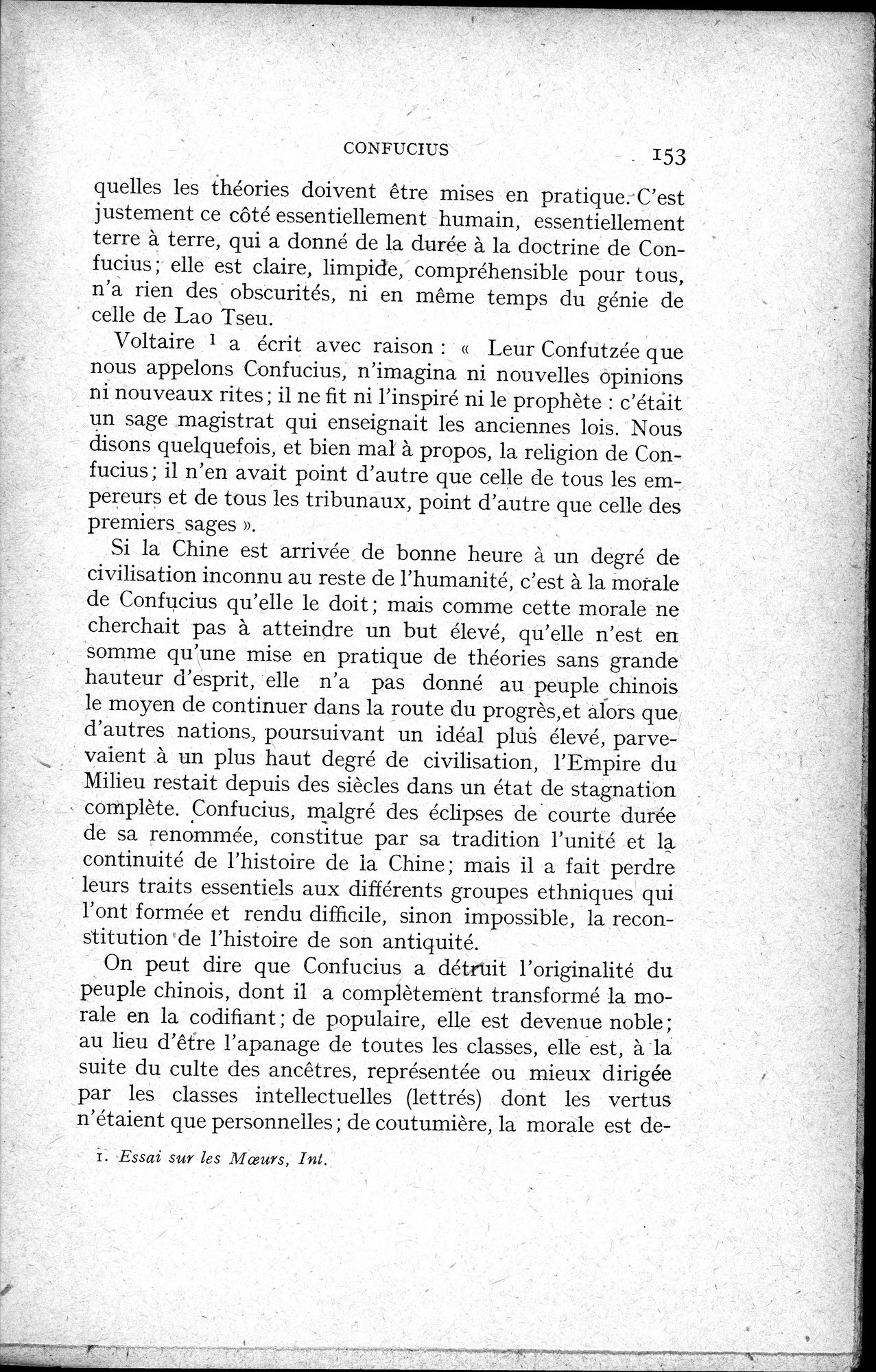 Histoire Générale de la Chine : vol.1 / 155 ページ（白黒高解像度画像）