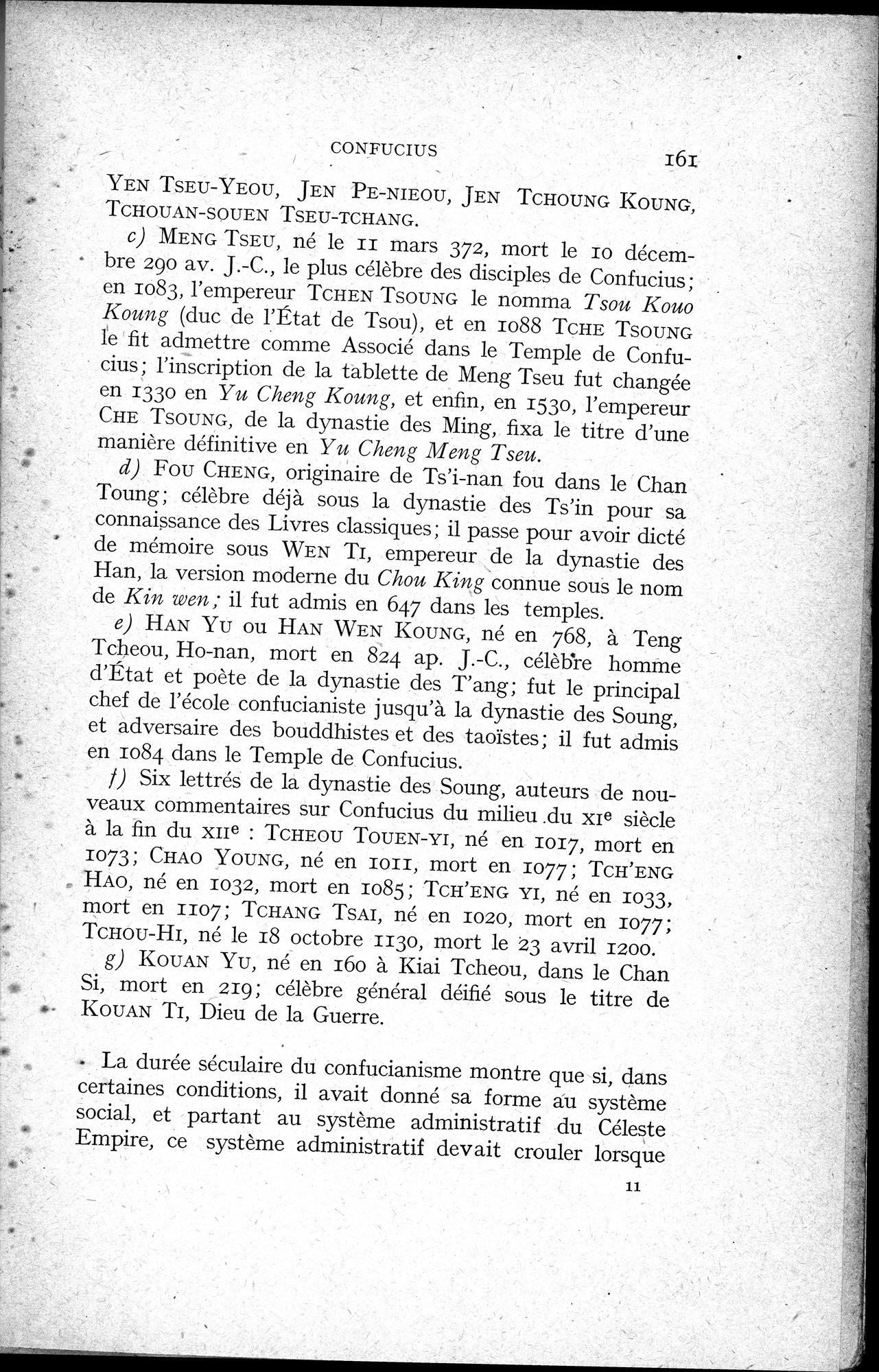 Histoire Générale de la Chine : vol.1 / 163 ページ（白黒高解像度画像）