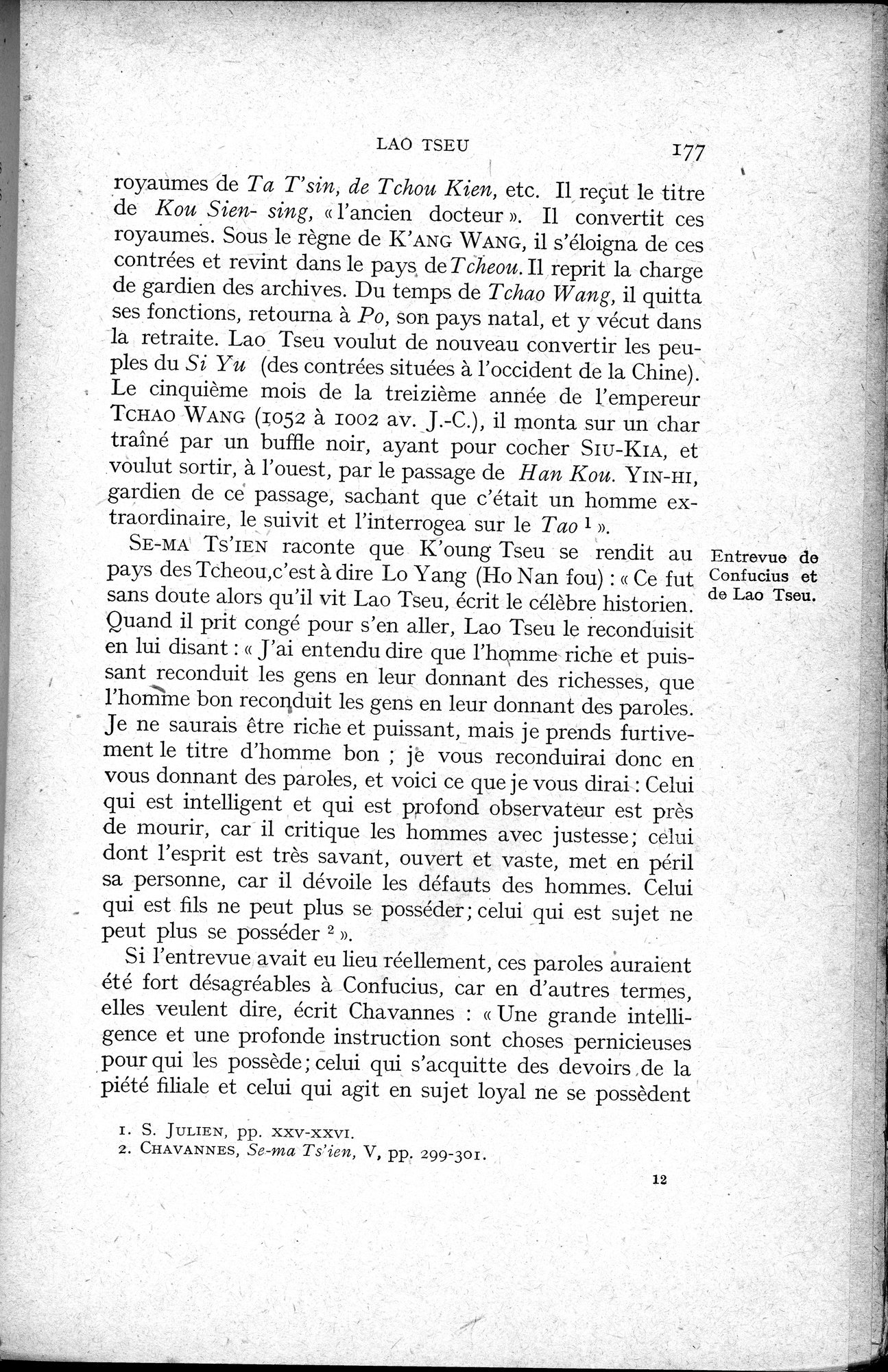 Histoire Générale de la Chine : vol.1 / 179 ページ（白黒高解像度画像）
