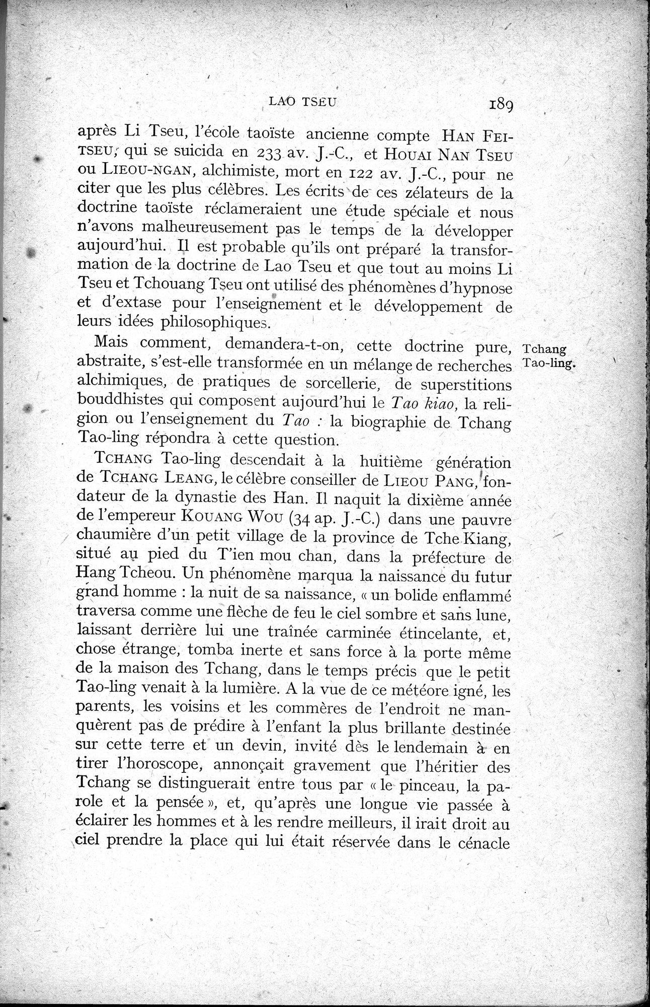 Histoire Générale de la Chine : vol.1 / 191 ページ（白黒高解像度画像）