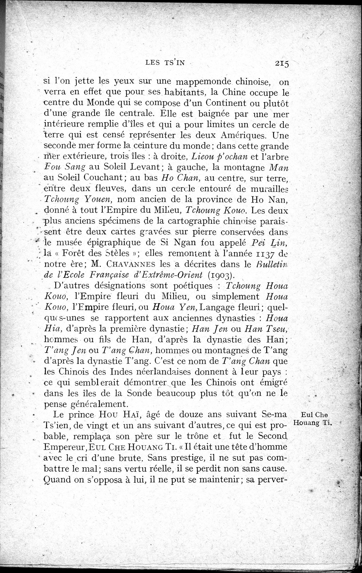 Histoire Générale de la Chine : vol.1 / 217 ページ（白黒高解像度画像）