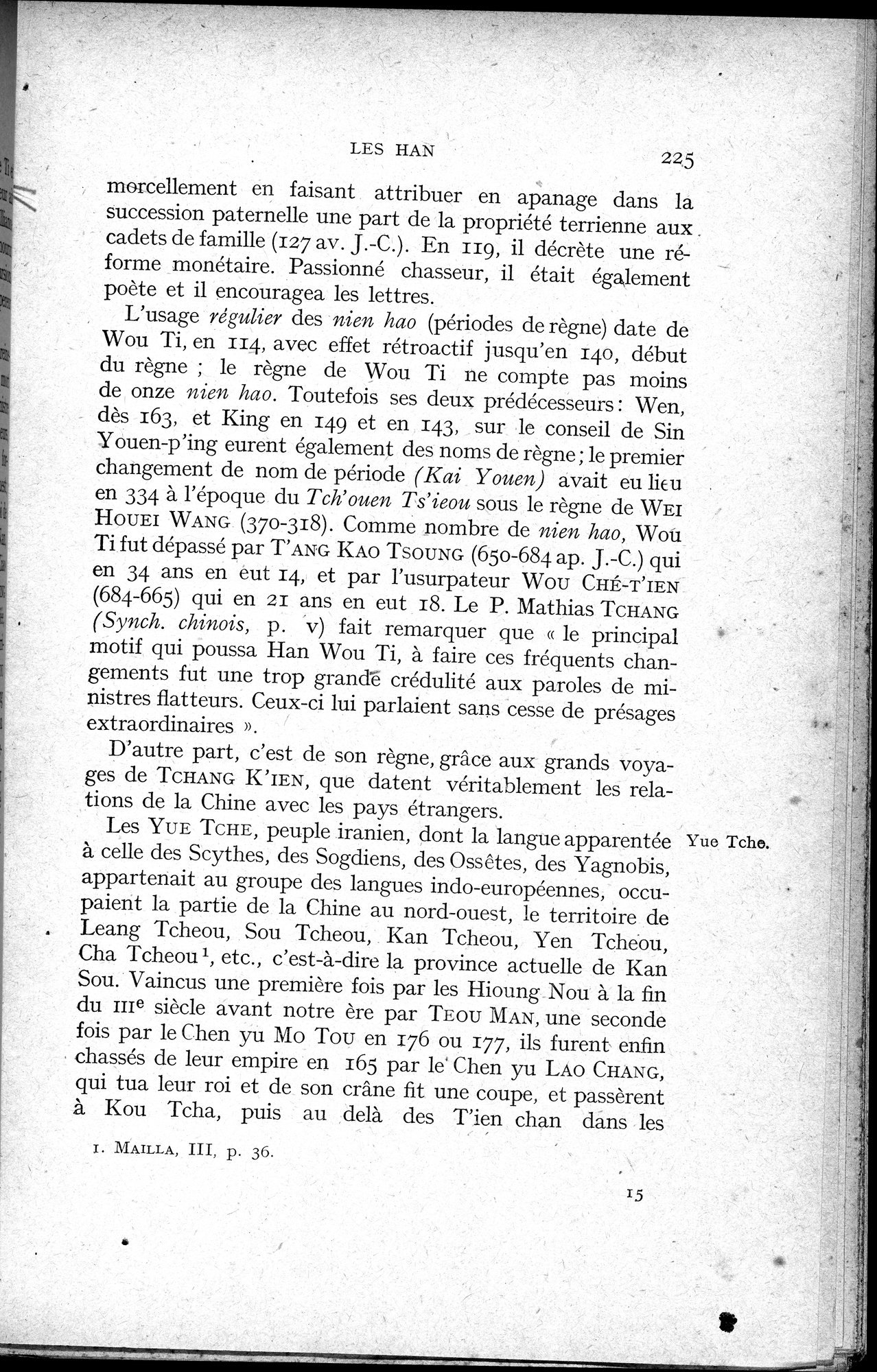 Histoire Générale de la Chine : vol.1 / 227 ページ（白黒高解像度画像）
