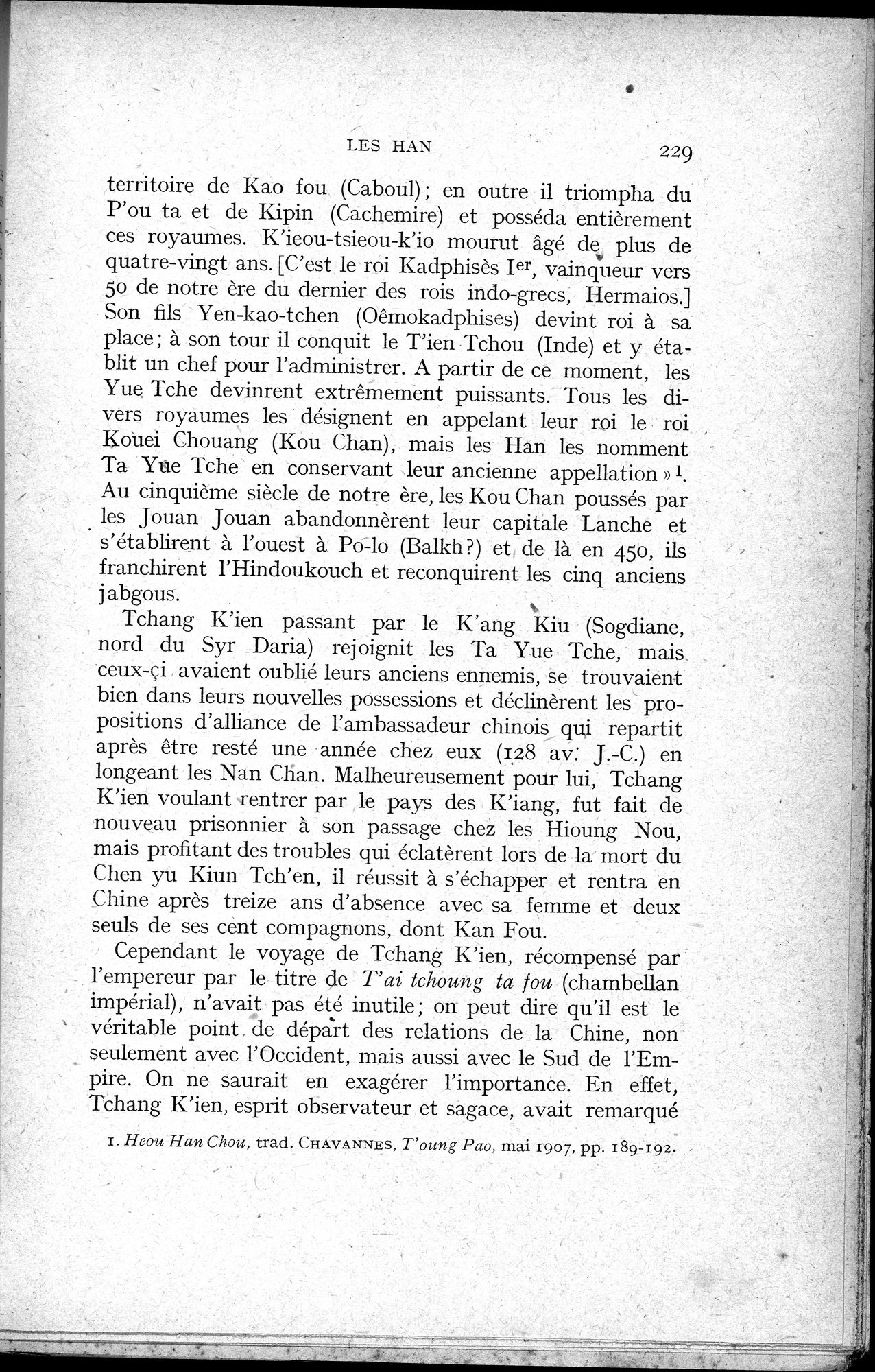 Histoire Générale de la Chine : vol.1 / 231 ページ（白黒高解像度画像）
