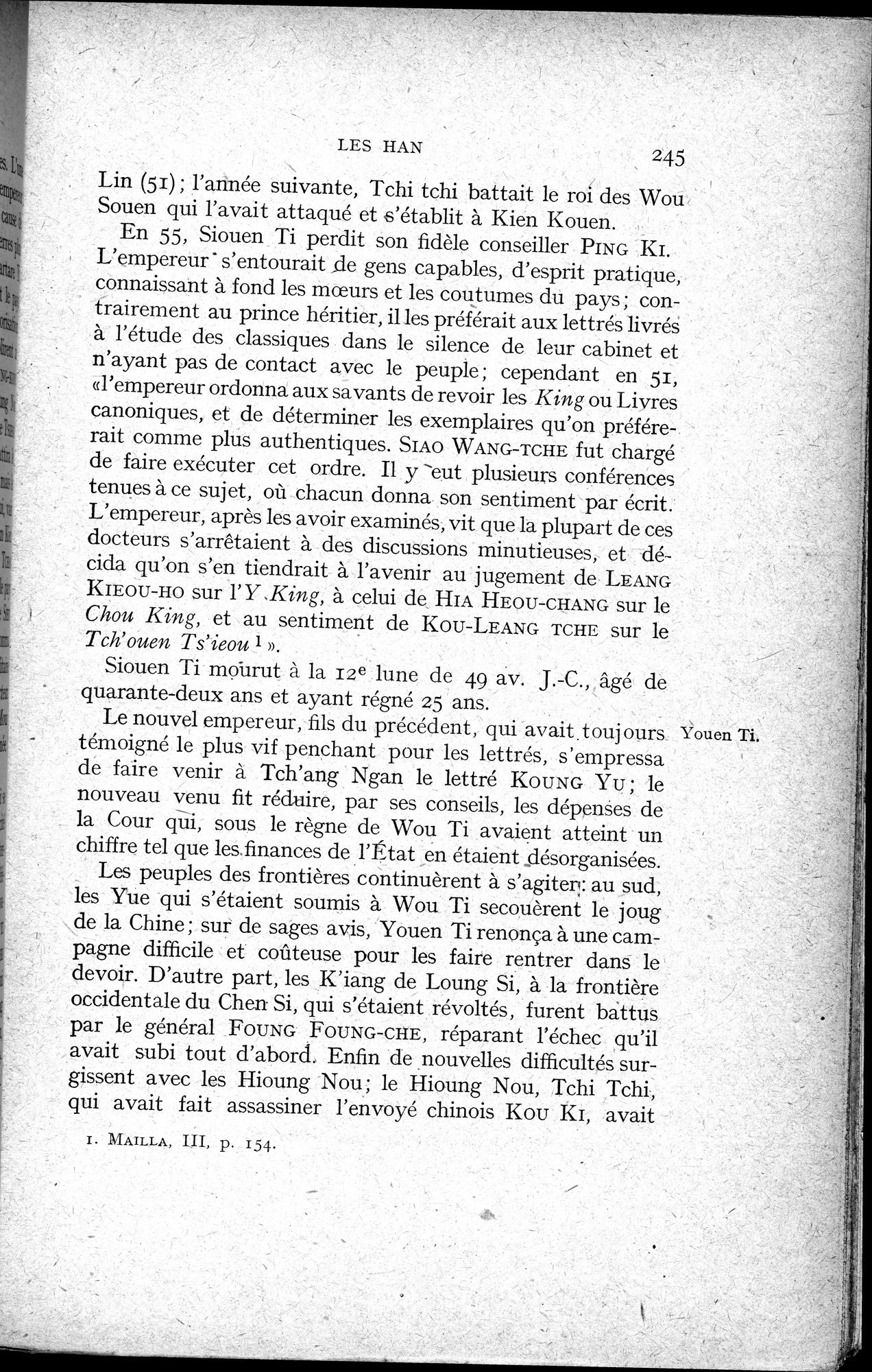 Histoire Générale de la Chine : vol.1 / 247 ページ（白黒高解像度画像）