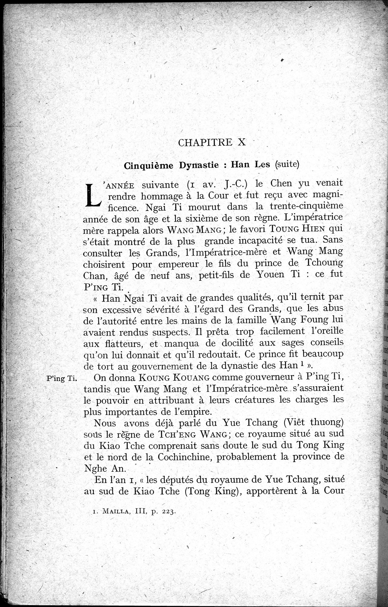 Histoire Générale de la Chine : vol.1 / 252 ページ（白黒高解像度画像）