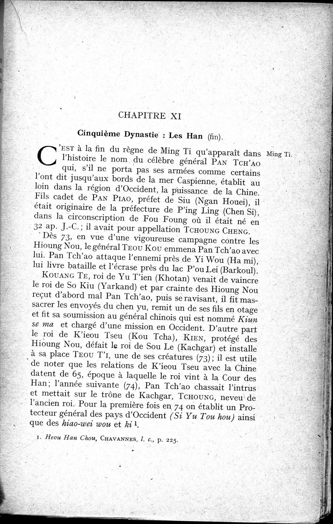 Histoire Générale de la Chine : vol.1 / 269 ページ（白黒高解像度画像）