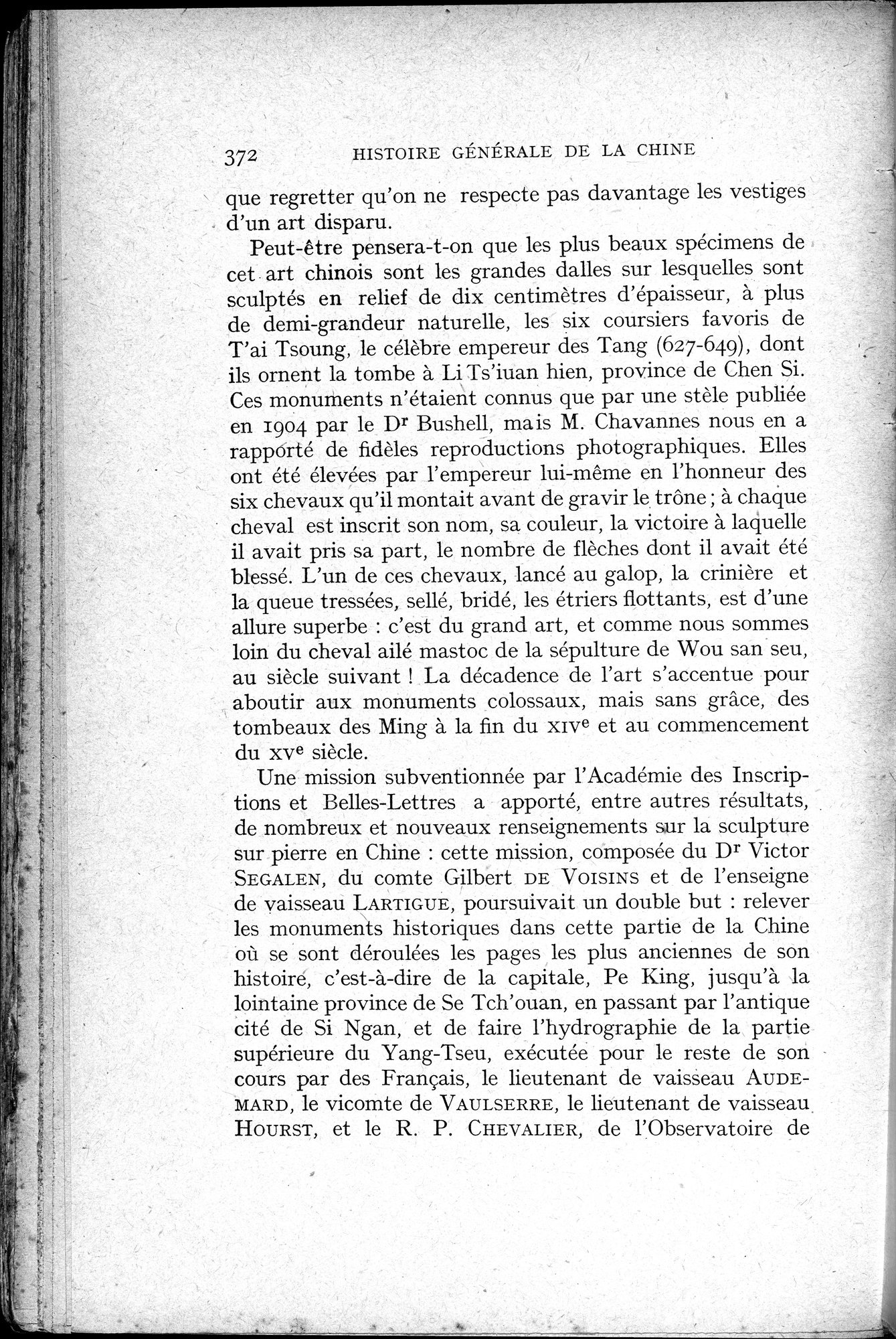 Histoire Générale de la Chine : vol.1 / 374 ページ（白黒高解像度画像）