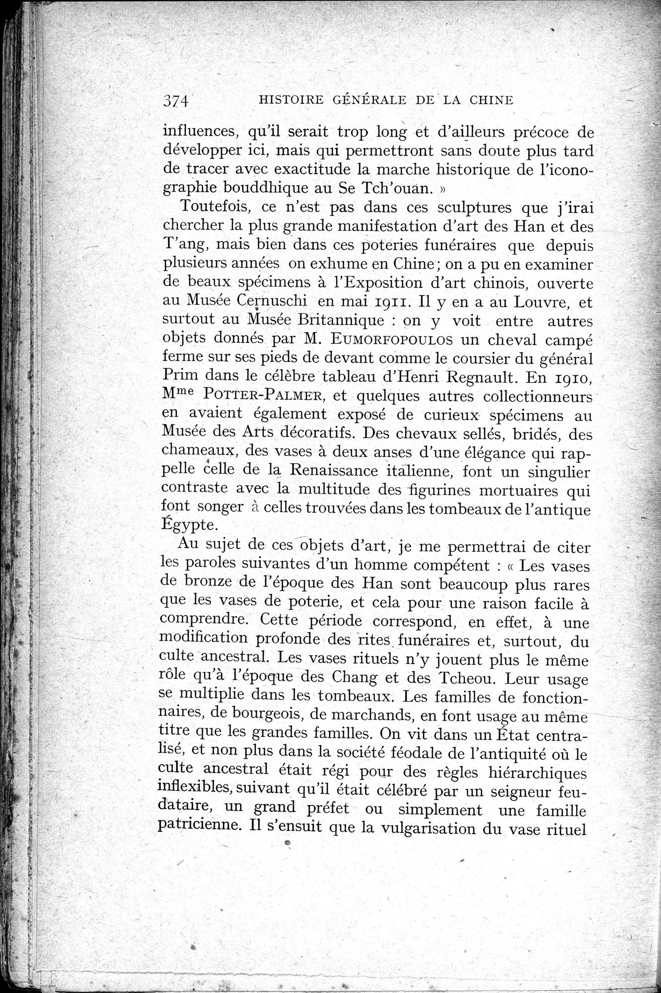 Histoire Générale de la Chine : vol.1 / 376 ページ（白黒高解像度画像）