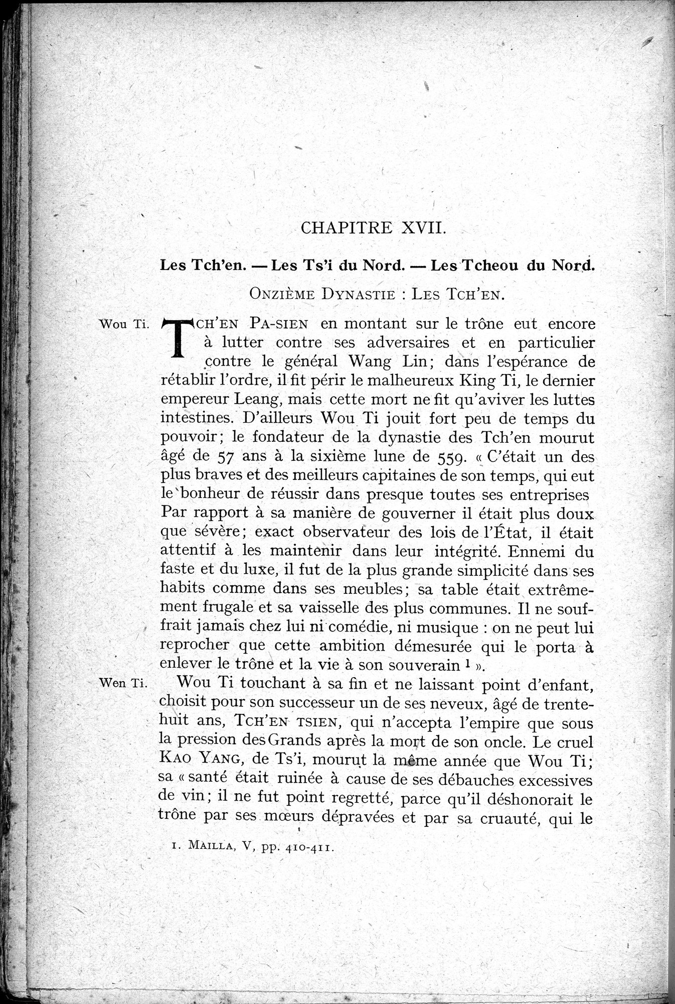 Histoire Générale de la Chine : vol.1 / 378 ページ（白黒高解像度画像）