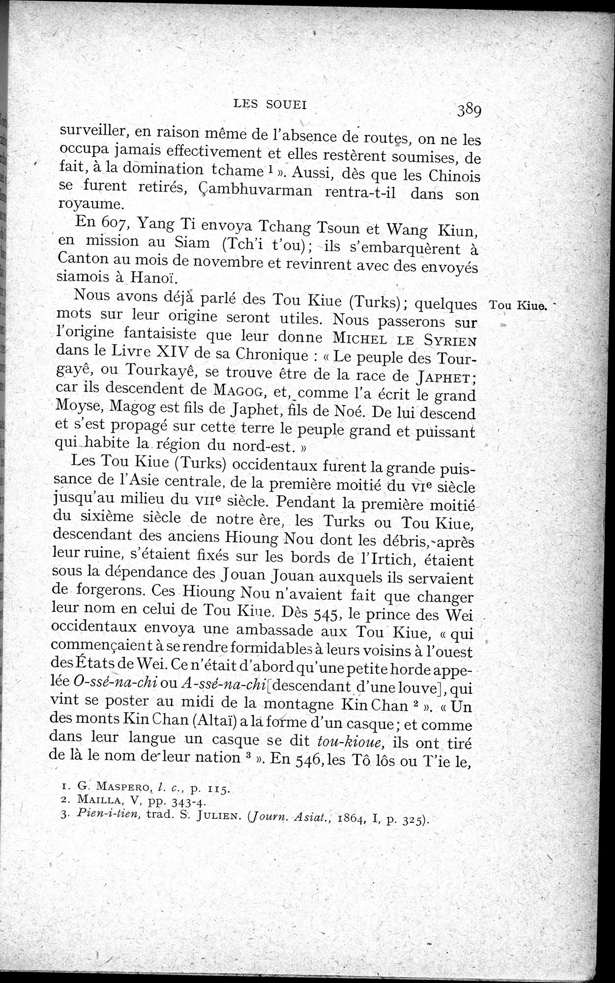 Histoire Générale de la Chine : vol.1 / 391 ページ（白黒高解像度画像）