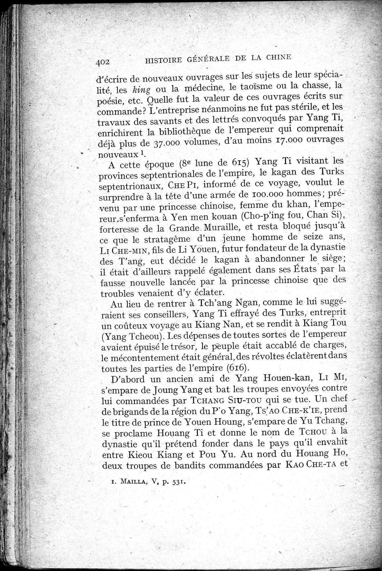 Histoire Générale de la Chine : vol.1 / 404 ページ（白黒高解像度画像）