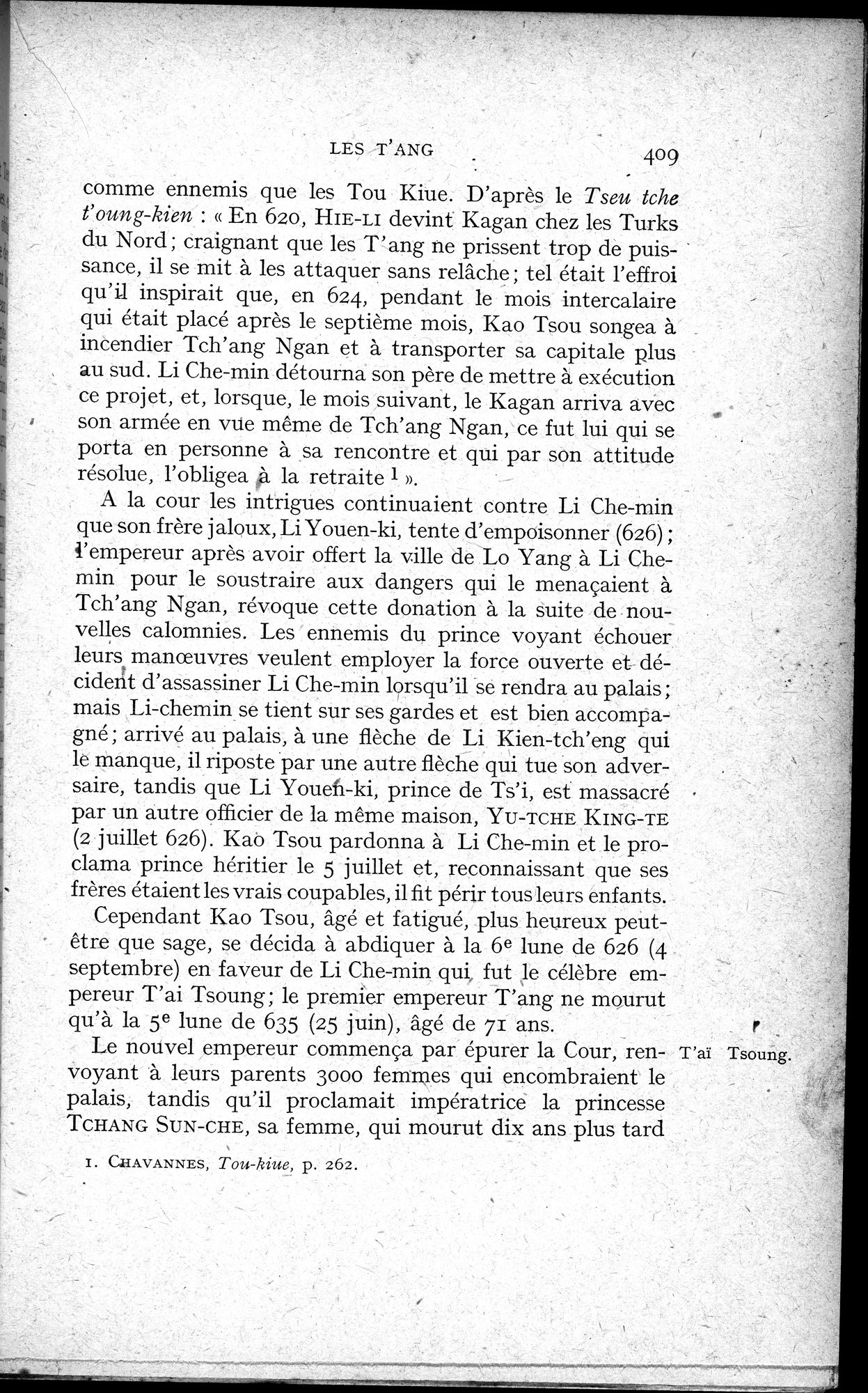 Histoire Générale de la Chine : vol.1 / 411 ページ（白黒高解像度画像）