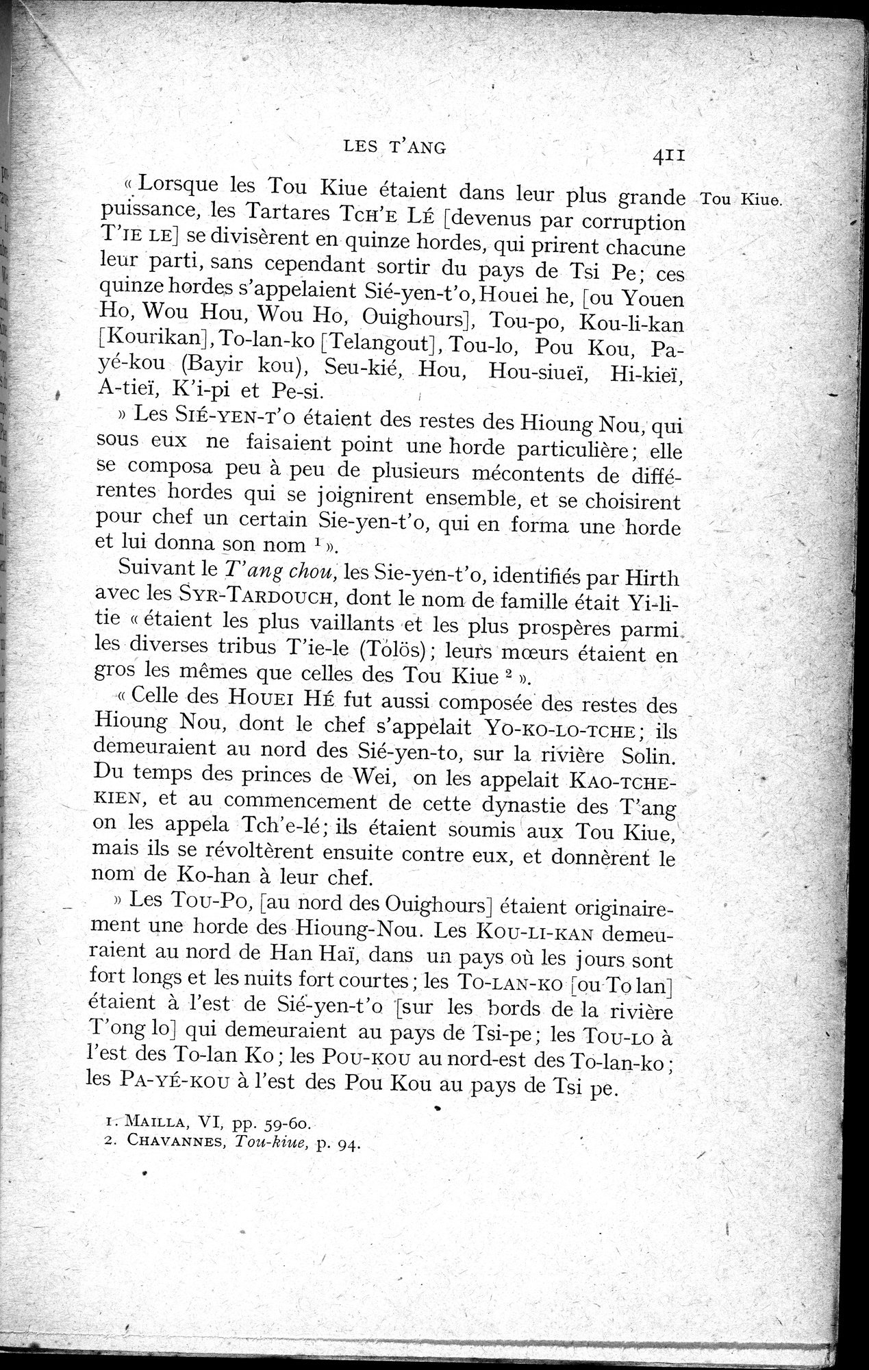 Histoire Générale de la Chine : vol.1 / 413 ページ（白黒高解像度画像）