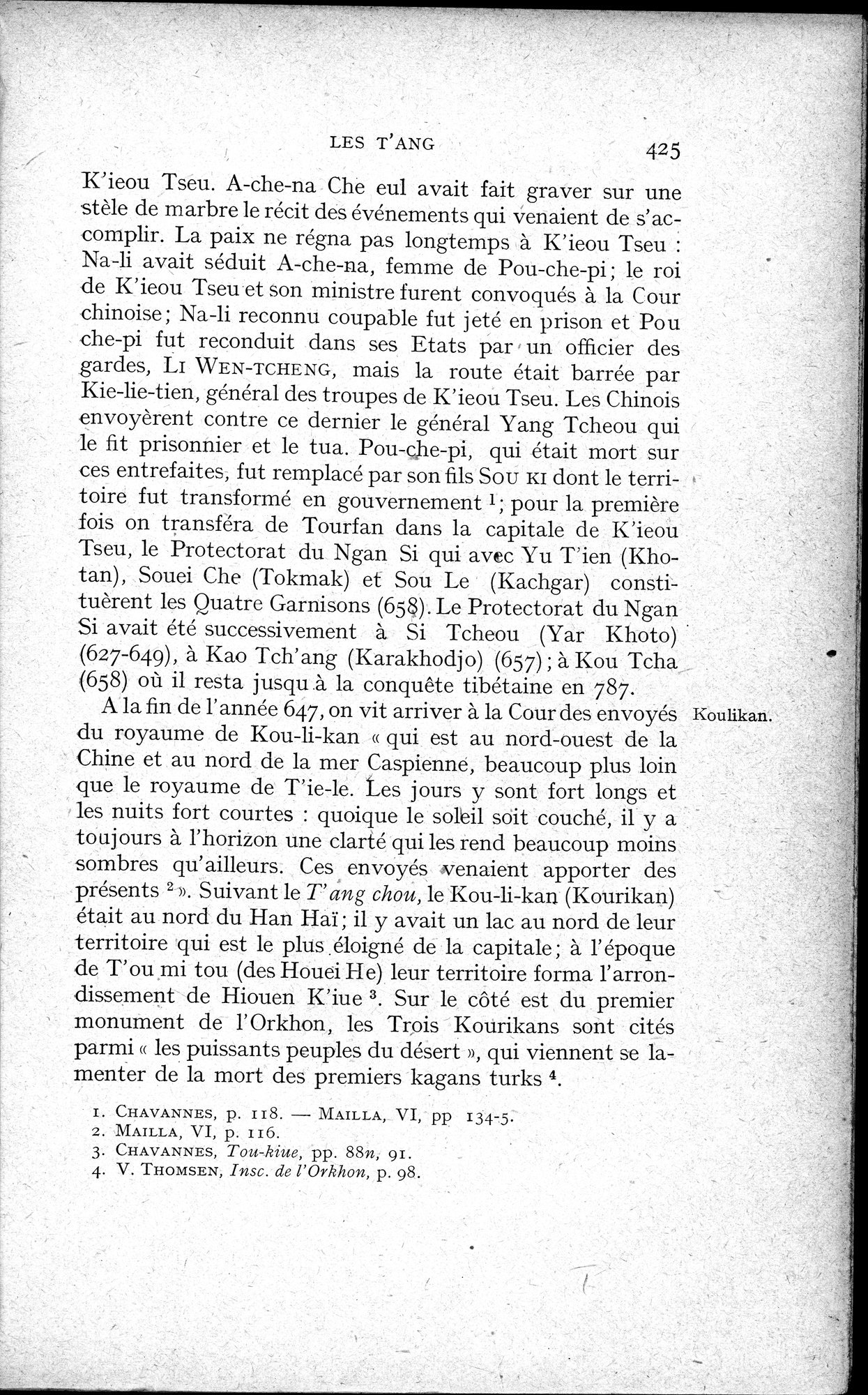 Histoire Générale de la Chine : vol.1 / 427 ページ（白黒高解像度画像）