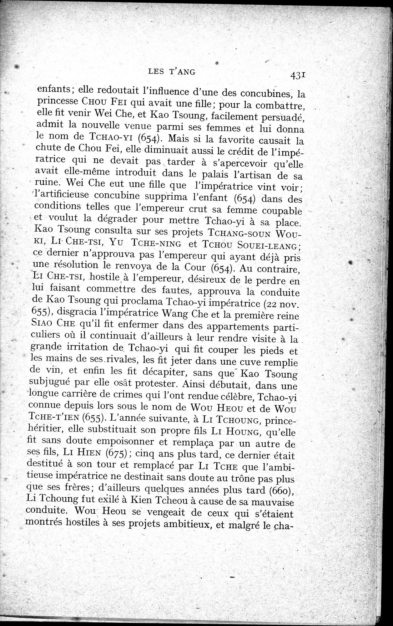 Histoire Générale de la Chine : vol.1 / 433 ページ（白黒高解像度画像）