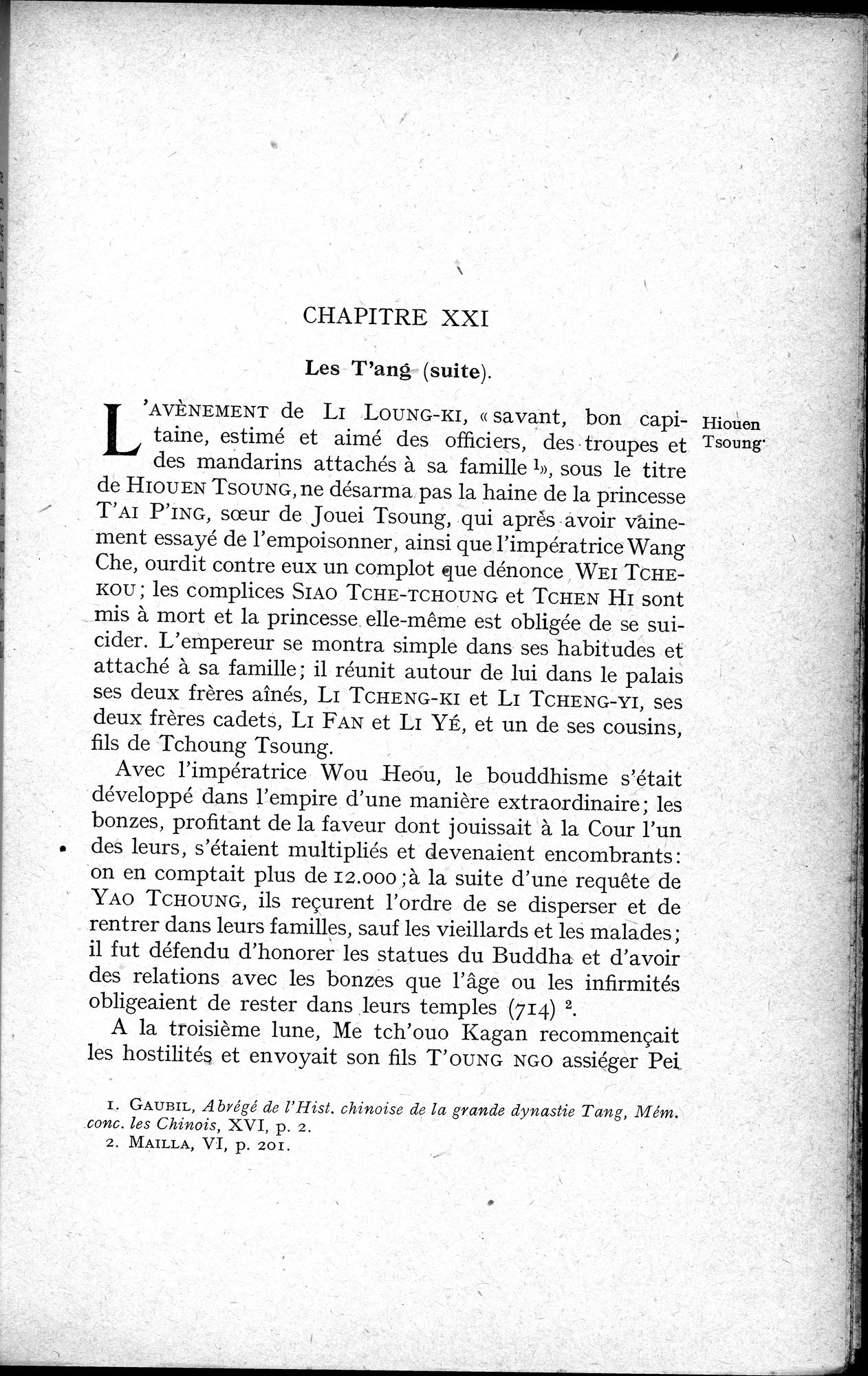 Histoire Générale de la Chine : vol.1 / 455 ページ（白黒高解像度画像）